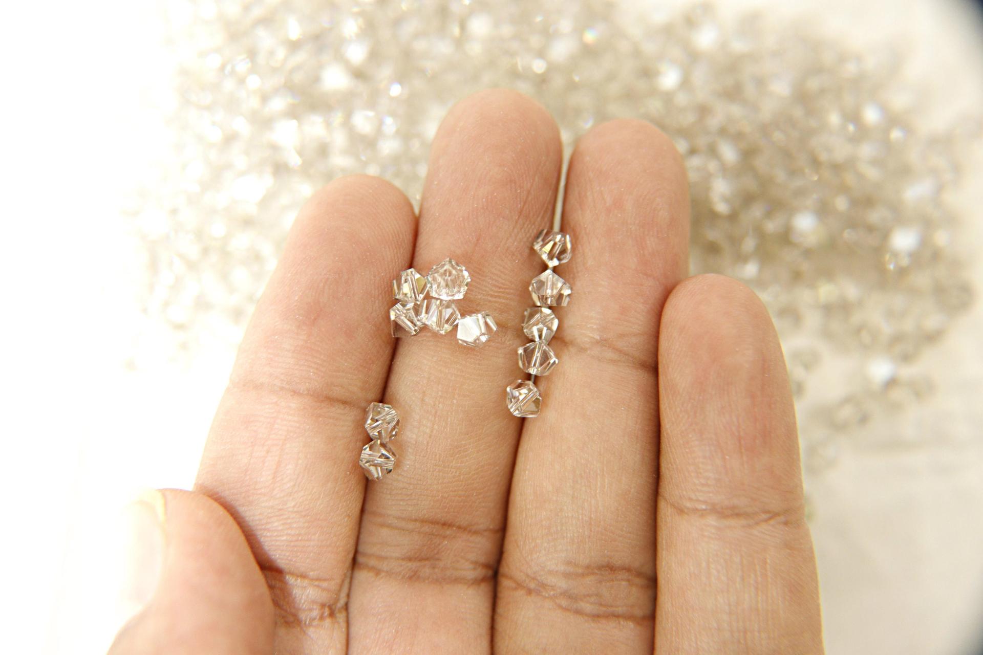 Swarovski 5310 4.5mm Simplicity 12/36/72/144/288 Pieces Crystal/AB/Crystal Silver Shade Jewelry making beads, premium supply, designer bead