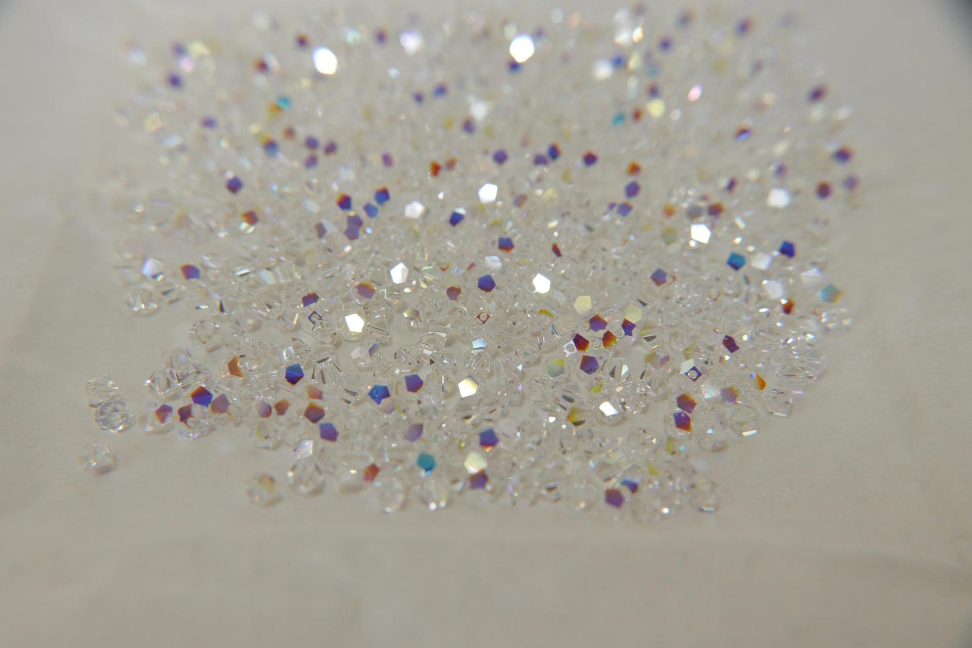 Swarovski 5310 4.5mm Simplicity 12/36/72/144/288 Pieces Crystal/AB/Crystal Silver Shade Jewelry making beads, premium supply, designer bead