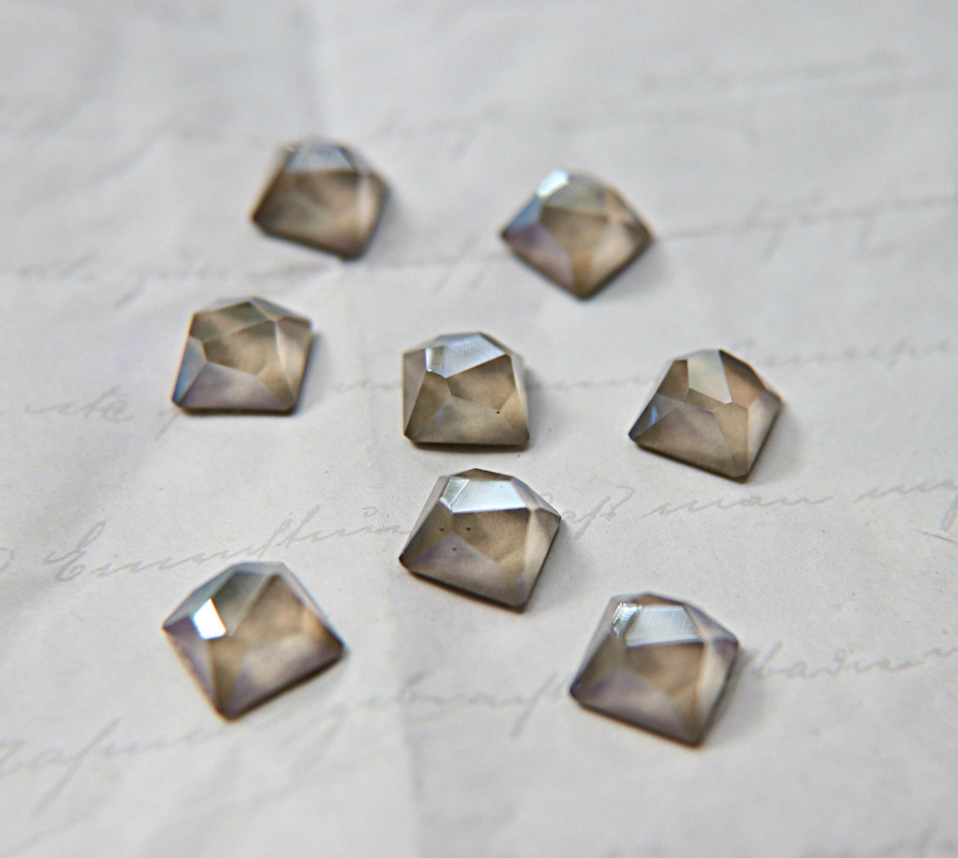 SWAROVSKI 10MM #4854 Space Cut Fancy Stone in 4 Colors 6/24/72/144 Pieces