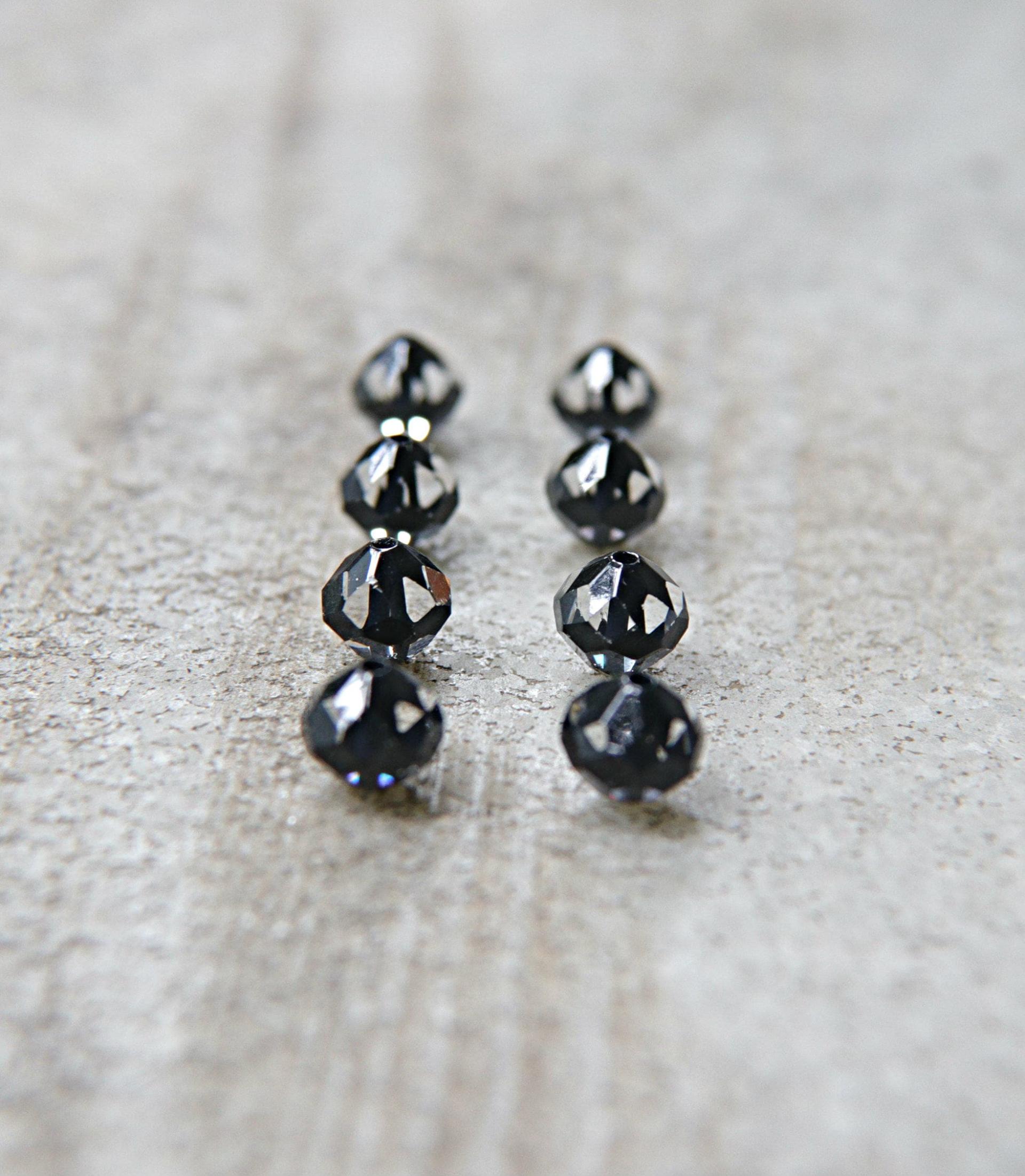 12mm Vintage Swarovski crystal beads, Cosmojet clear faceted article 5309, 2/6/12/36/72/144 Pieces