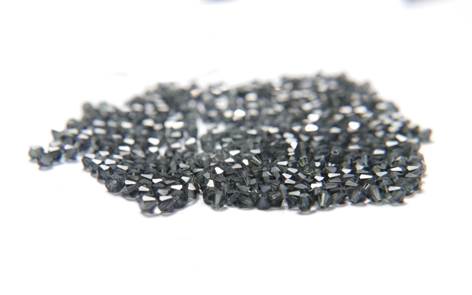 4mm Graphite Swarovski Bicone 36/72/144/432/1000 Pieces PREMIUM MATERIALS