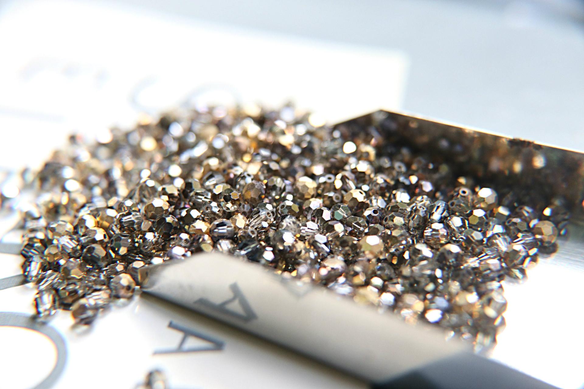 4mm Swarovski 5000 Crystal Bronze Shade Faceted Round Beads 6/12/36/72/144/288/720/1440 Pieces Jewelry making beads