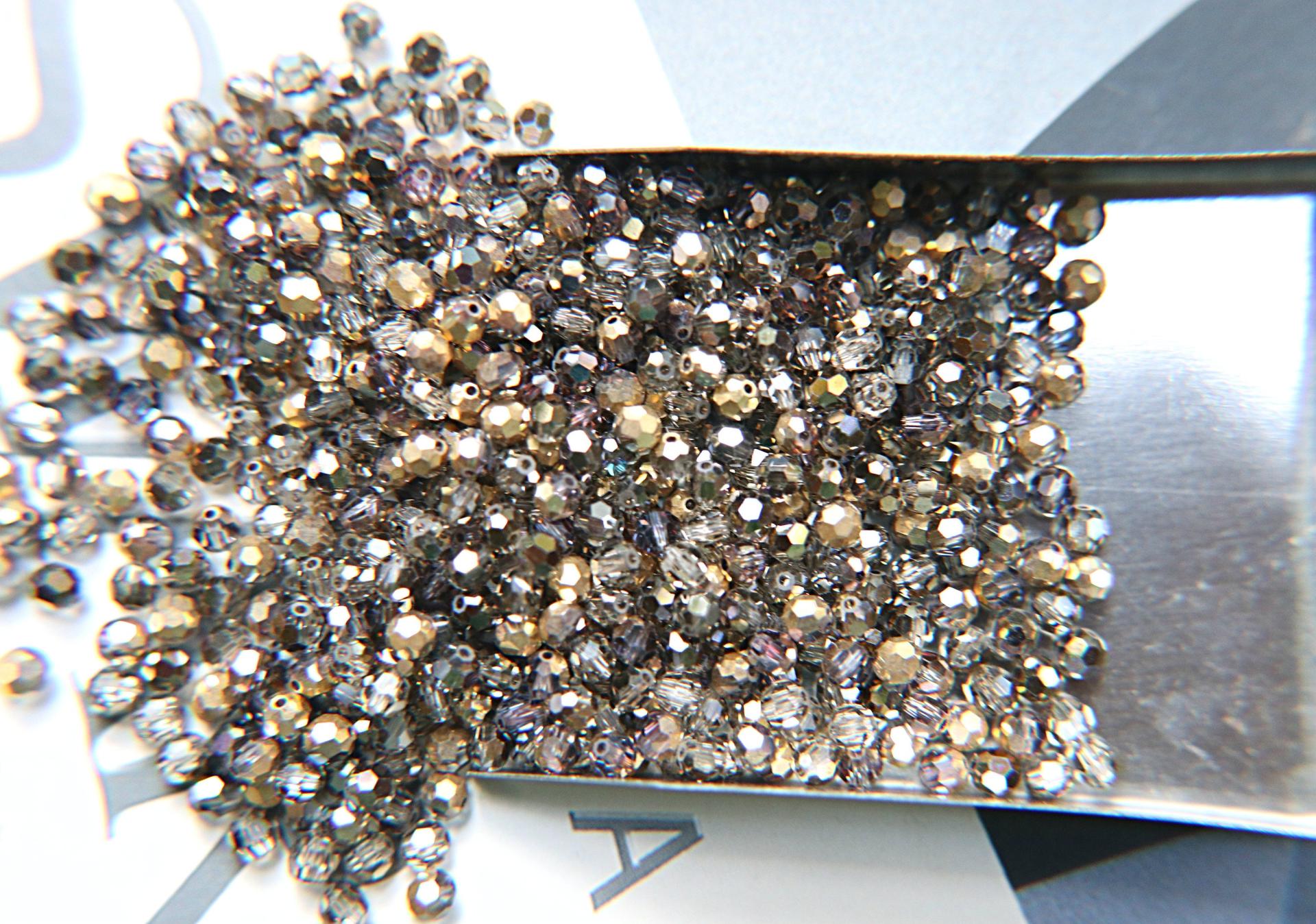 4mm Swarovski 5000 Crystal Bronze Shade Faceted Round Beads 6/12/36/72/144/288/720/1440 Pieces Jewelry making beads