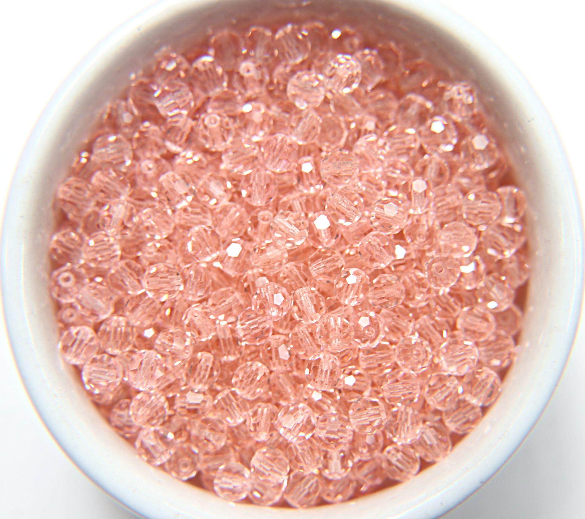 5mm Swarovski Elements Article 5000 Blush Rose Faceted Round Beads 6/12/36/172/44/288/720 Pieces