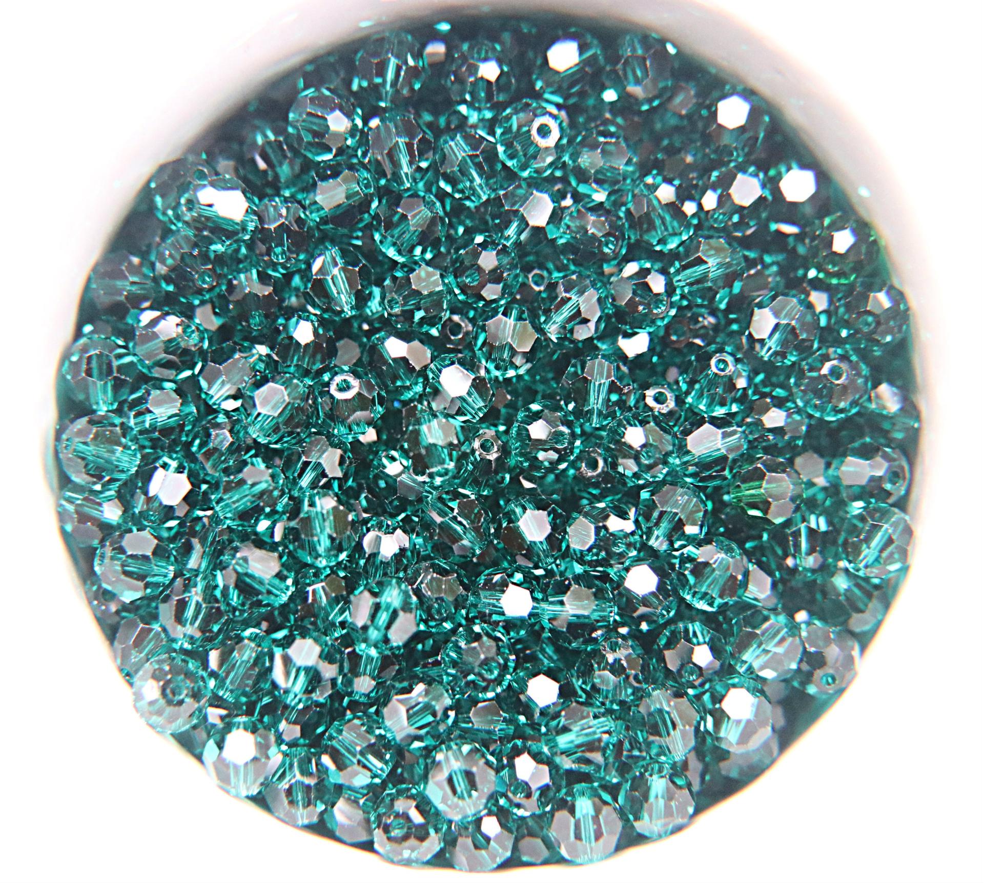 6mm Swarovski Elements Article 5000 EMERALD Faceted Round Beads 6/12/36/172/44/288/720 Pieces