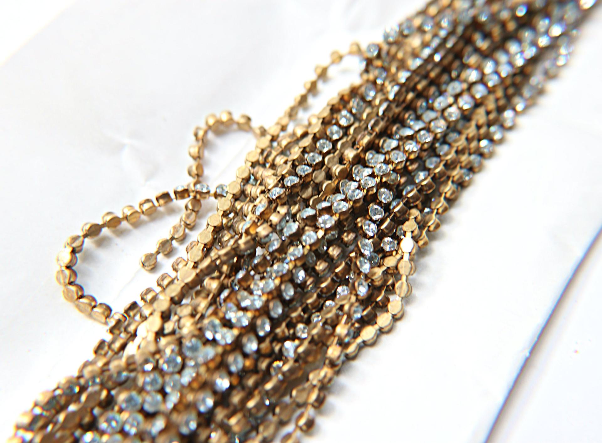 12 SS Swarovski Bezel Cup Chain 27000 in Light Azore 3mm Made in Austria 0.5/1/2/5 Meters Wedding Bridal Supplies|Jewelry Making|Decoration