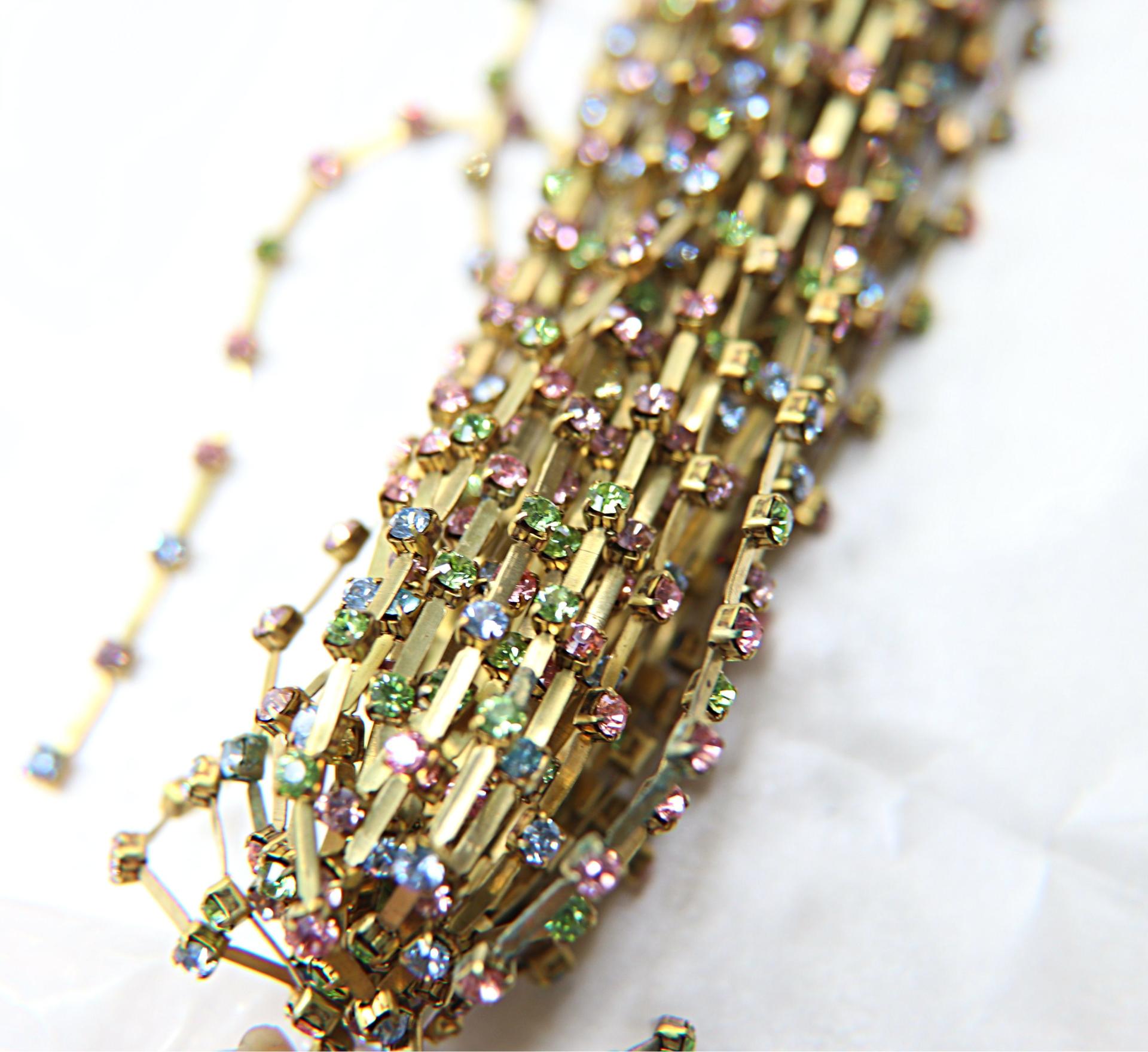 12 SS Vintage Fancy Rhinestone Chain Swarovski in Multi Colors 3mm 0.5/1/2/5 Meters Wedding Bridal Supplies|Jewelry Making|Decoration