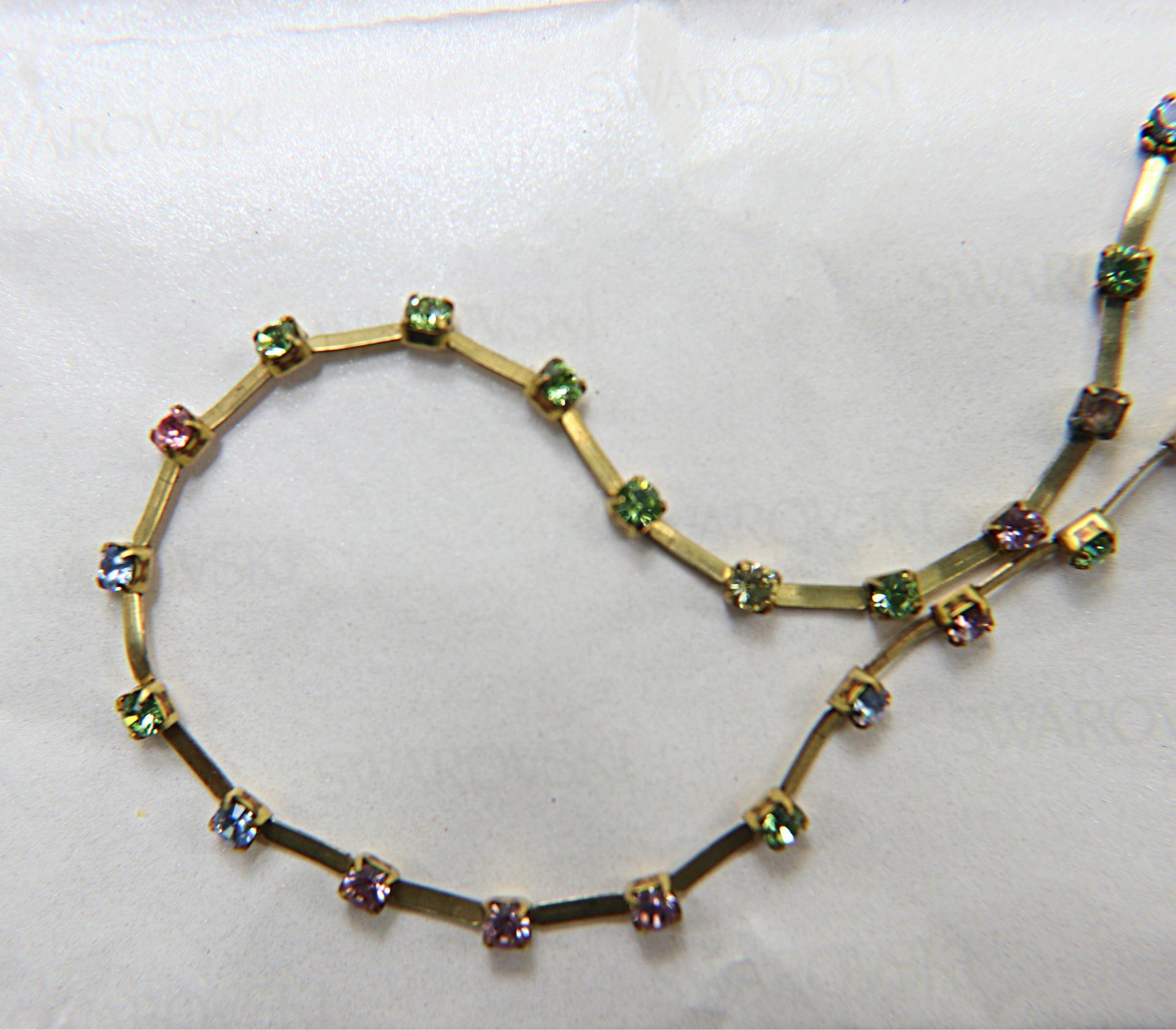 12 SS Vintage Fancy Rhinestone Chain Swarovski in Multi Colors 3mm 0.5/1/2/5 Meters Wedding Bridal Supplies|Jewelry Making|Decoration