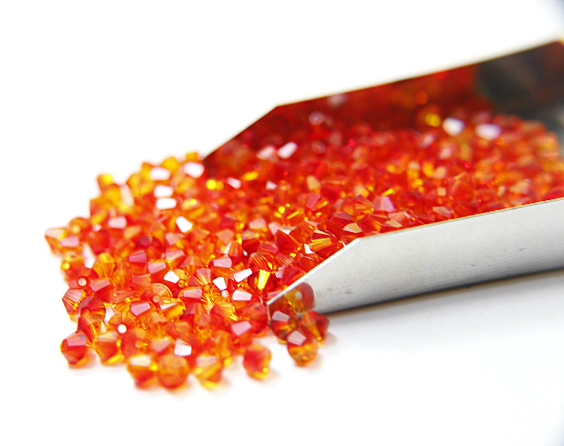 4/5mm Fireopal Swarovski Bicones 12/36/72/144/432/720 Pieces jewelry making beads, rare findings, craft supply, opal beads, gem beads