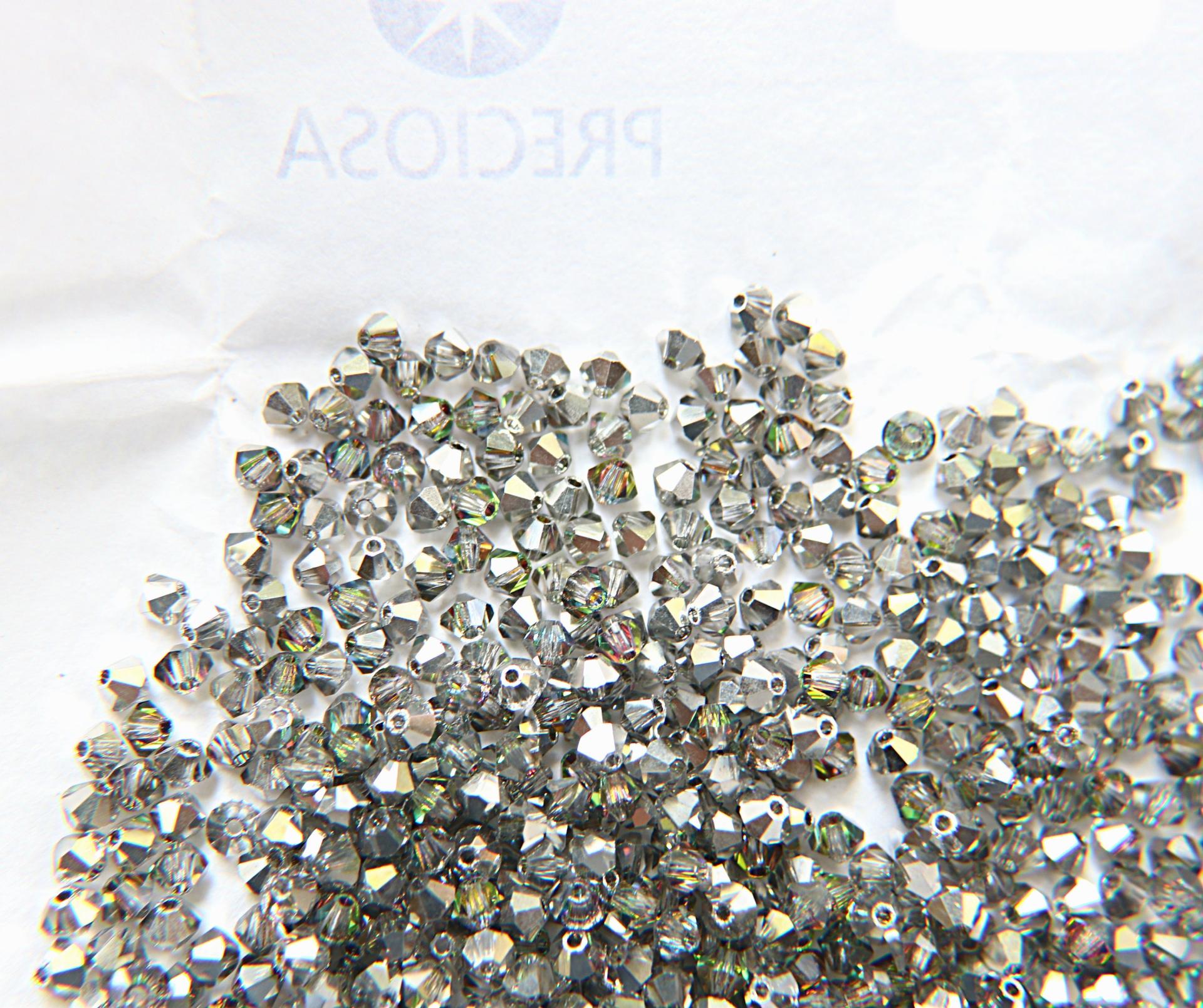 4mm Crystal Vitrail Medium Preciosa Bicones 36/72/144/432/720 Pieces Jewelry making beads, embroidery materials, PREMIUM MATERIALS