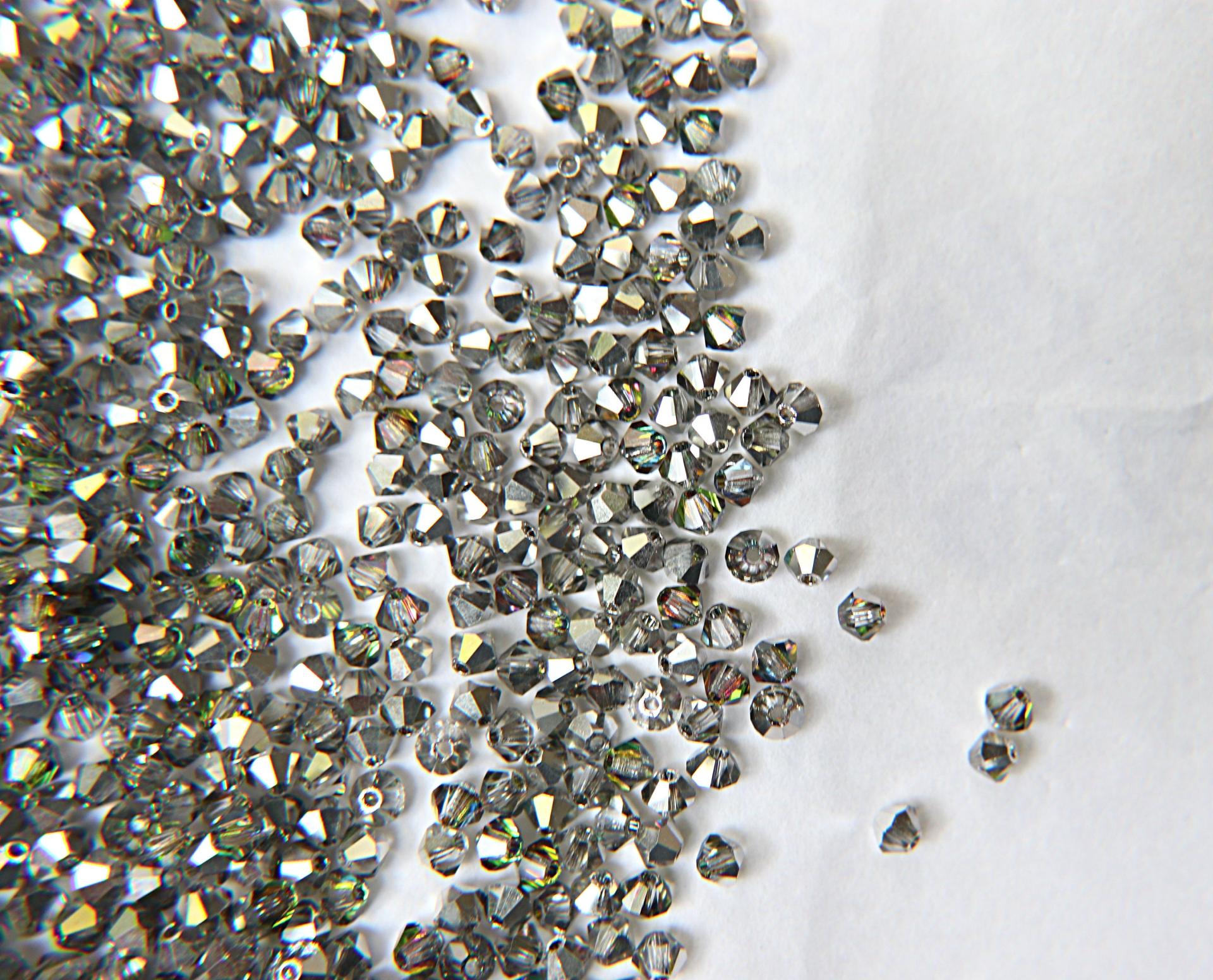 4mm Crystal Vitrail Medium Preciosa Bicones 36/72/144/432/720 Pieces Jewelry making beads, embroidery materials, PREMIUM MATERIALS
