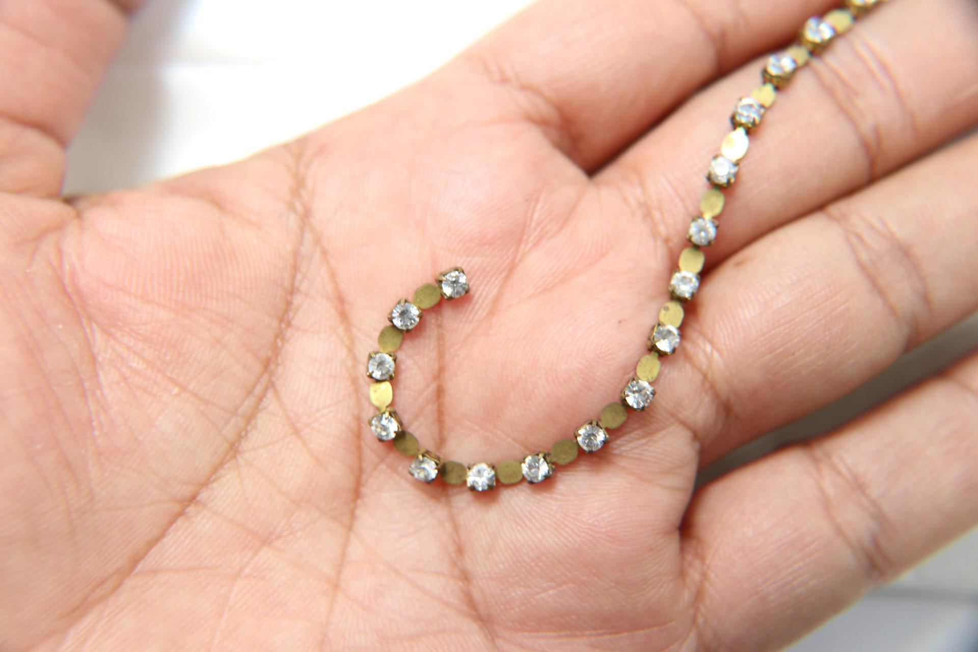 12 SS Vintage Fancy Rhinestone Chain Swarovski Crystal 3mm 0.5/1/2/5 Meters Wedding Bridal Supplies|Jewelry Making|Decoration