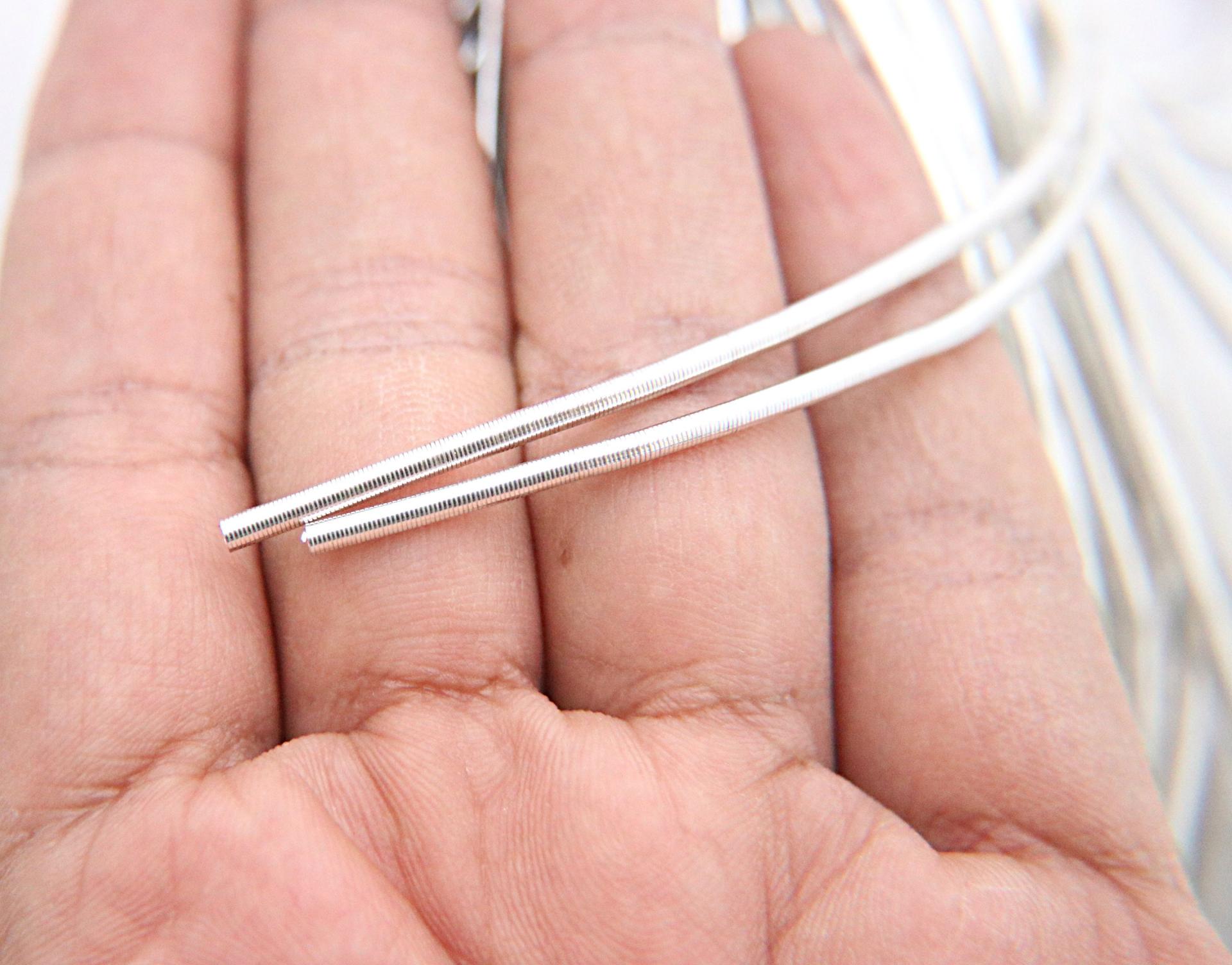 Silver/Gold Gimp french stiff wire 2.2mm French Wire, Bullion Wire, Gimp Wire 50/100/200/400 Grams, embroidery materials, couture