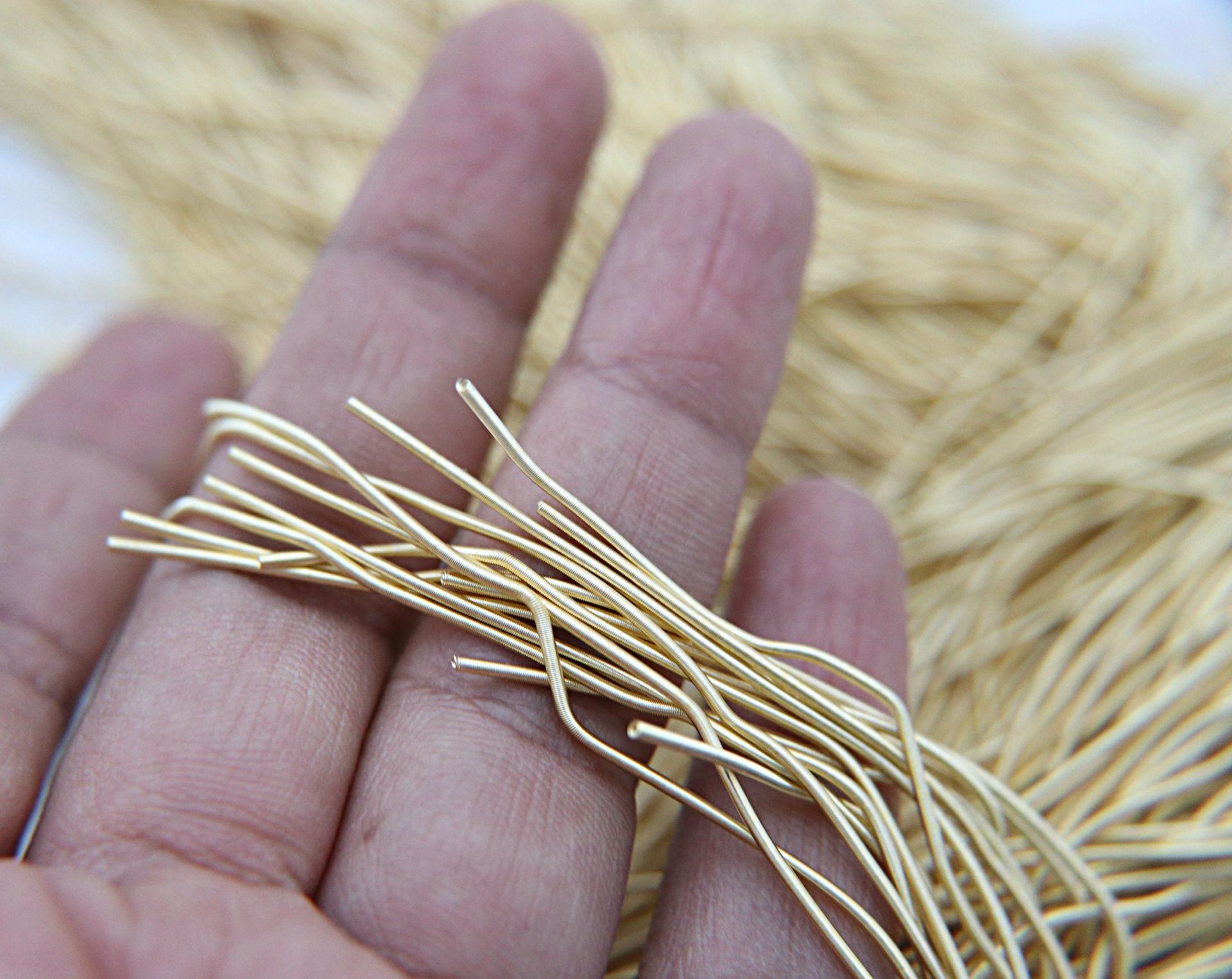Dull Gold Metallic French Wire, Bullion Wire, Gimp Wire 50/100/200/400 Grams, embroidery threads, couture materials