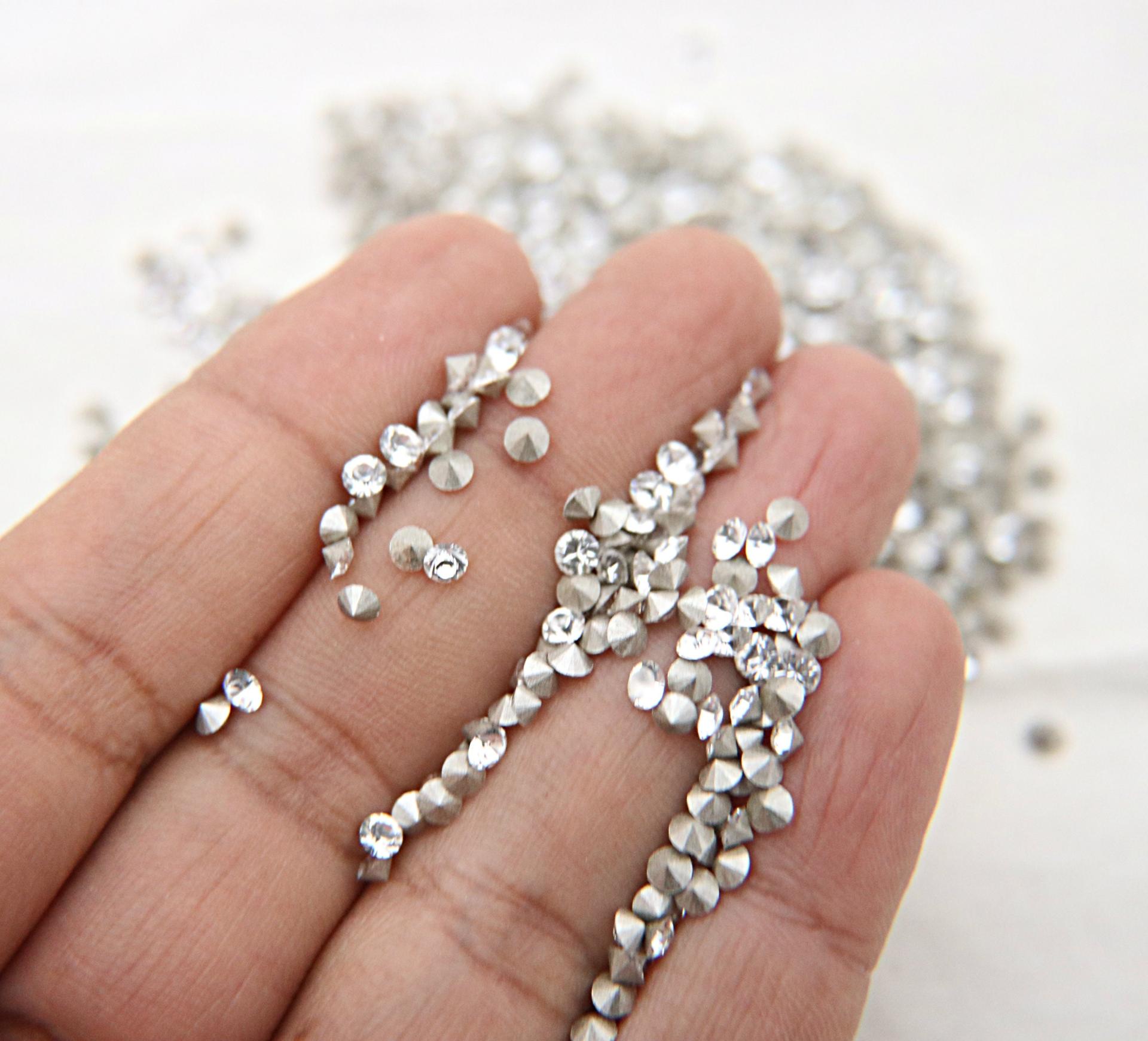 Swarovski Crystal 1028 (PP24 / PP21) Crystal Xilion Chatons 72/144/1440 Pieces Vintage Swarovski, zirconium, hobby craft