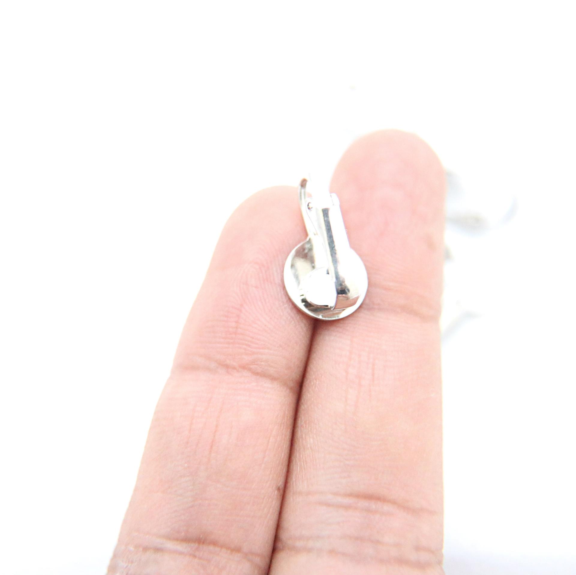 Clip-on Earrings findings, earrings fittings Gold/Rhodium, jewelry making