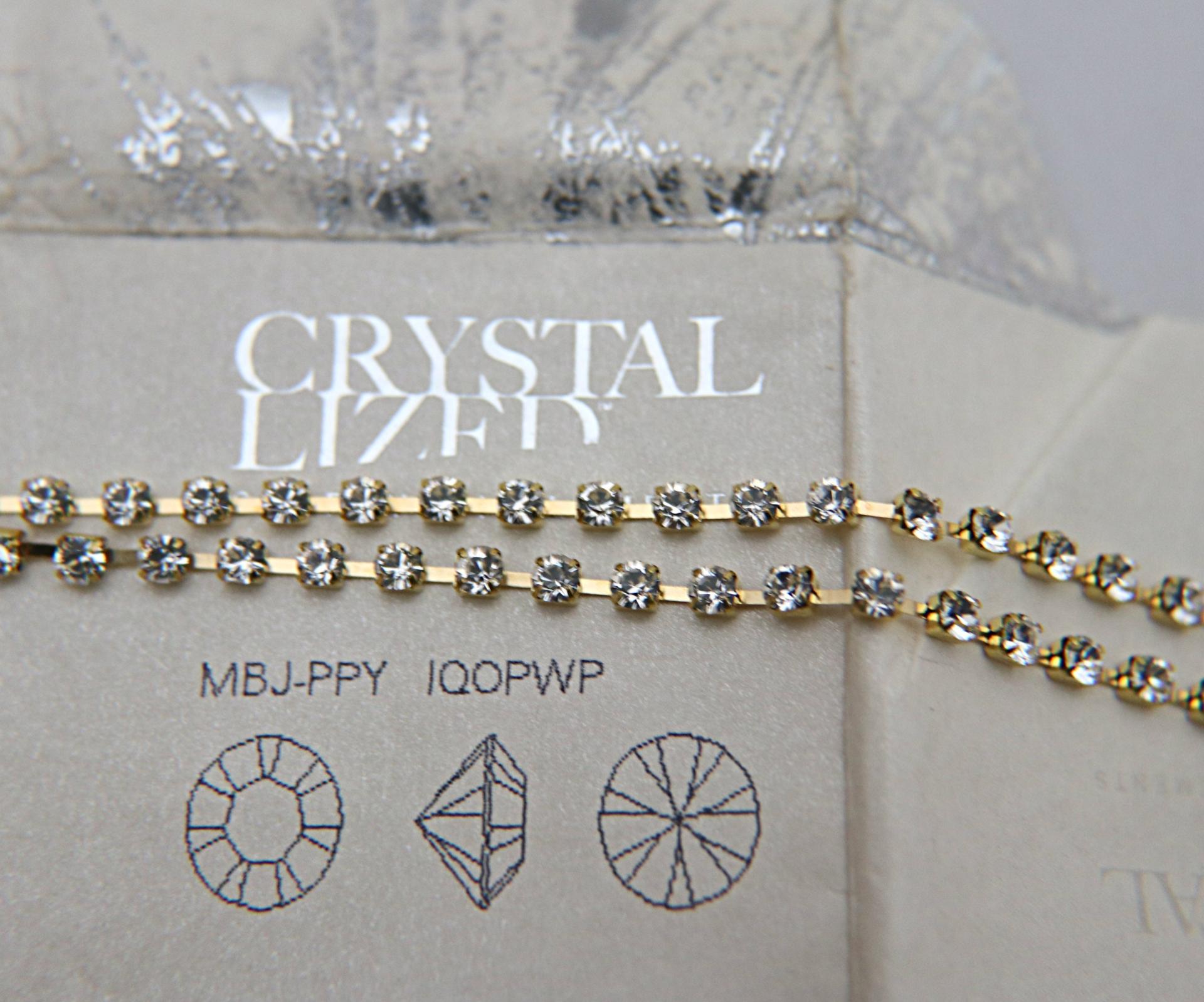 10/12 SS Swarovski Cup Chain in Crystal Xillion 3mm Made in Austria 0.5/1/2/5 Meters strass chains embroidery materials, wedding decorations