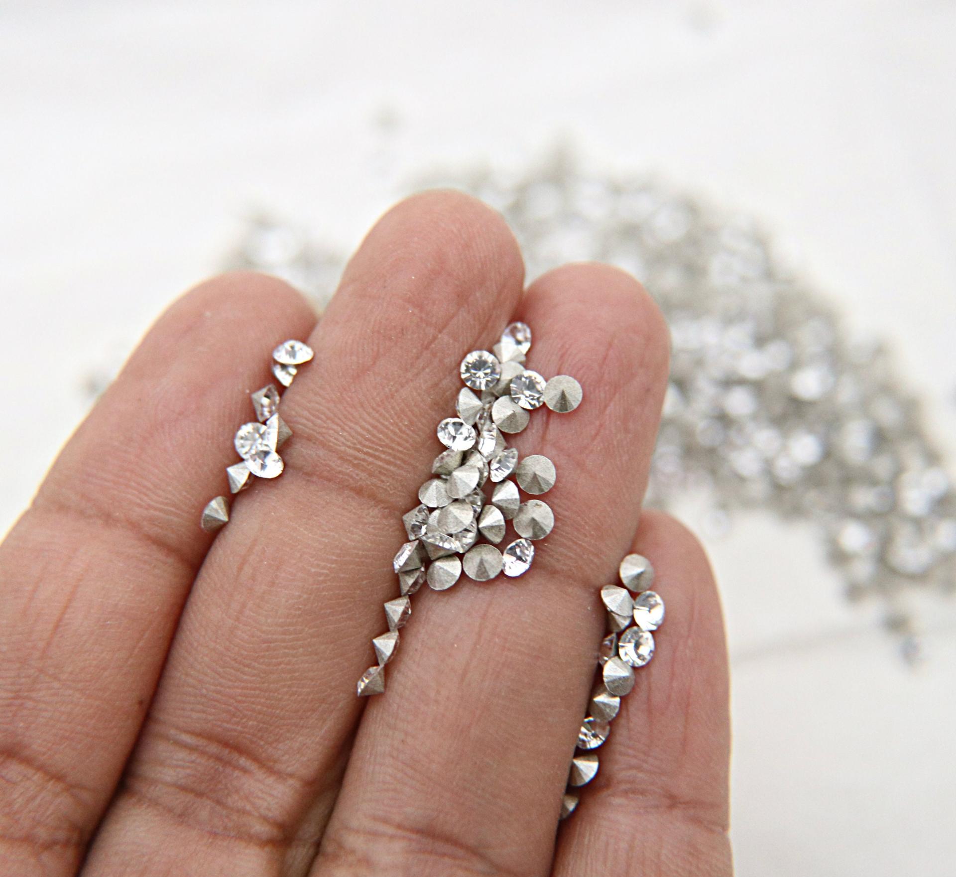 Swarovski Crystal 1028 (PP24 / PP21) Crystal Xilion Chatons 72/144/1440 Pieces Vintage Swarovski, zirconium, hobby craft