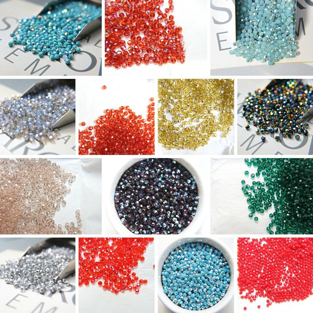 4mm Swarovski 5000 33 Colors Faceted Round Beads 6/12/36/72/144/288/720/1440 Pieces Jewelry making beads, ROUND BEADS, vintage rare findings