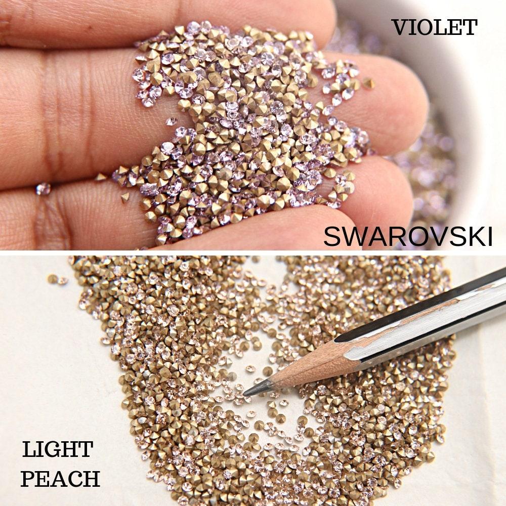 Swarovski Crystal 5SS/PP12 1.8mm Xilion 2 COLORS 1028 Chatons 72/144/720/1440/7200 Pieces Vintage Swarovski, Crystal Clay, nail art