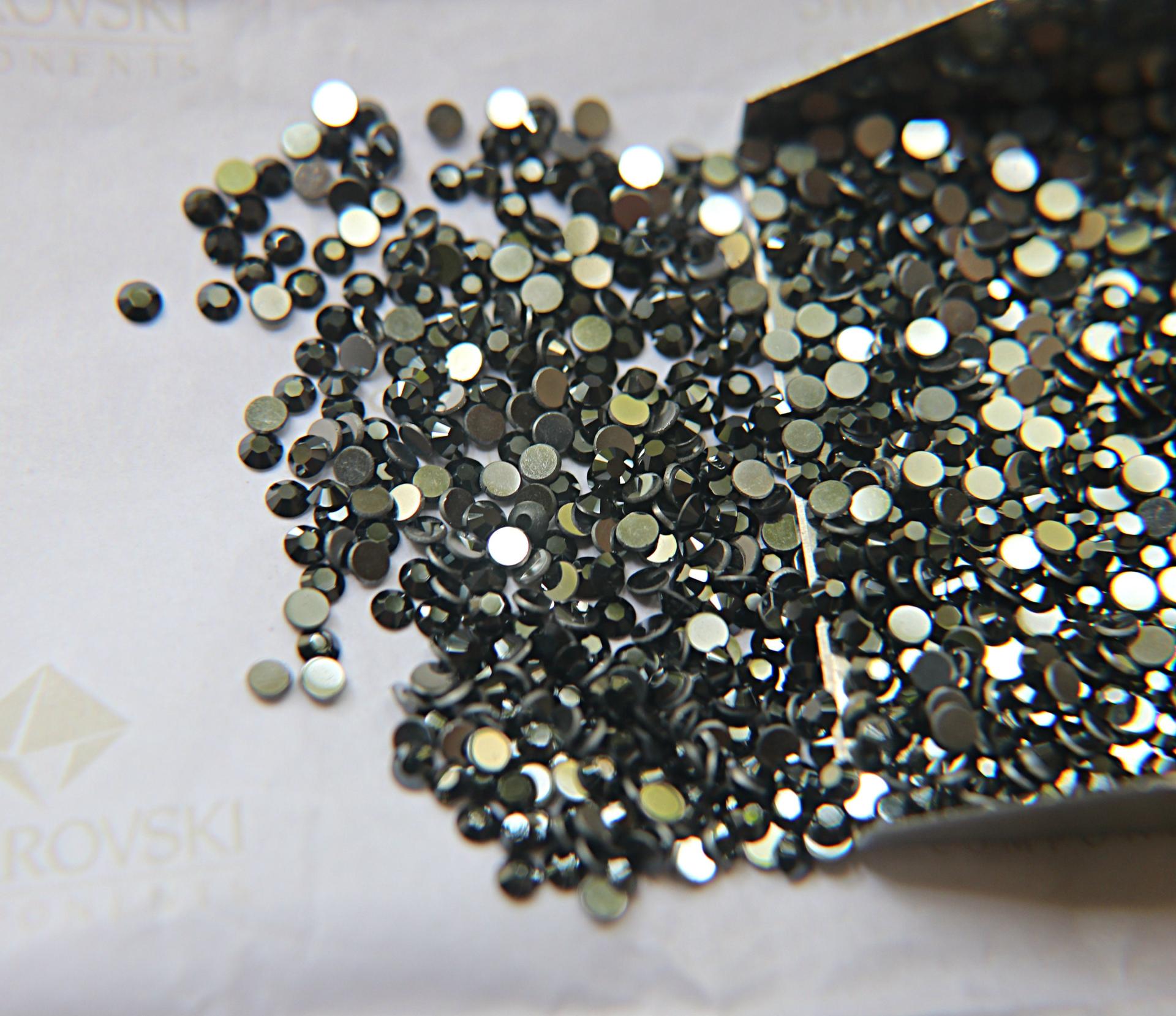 AUTHENTIC Swarovski Crystals Jet Black for NAILS, Crafts, Phone