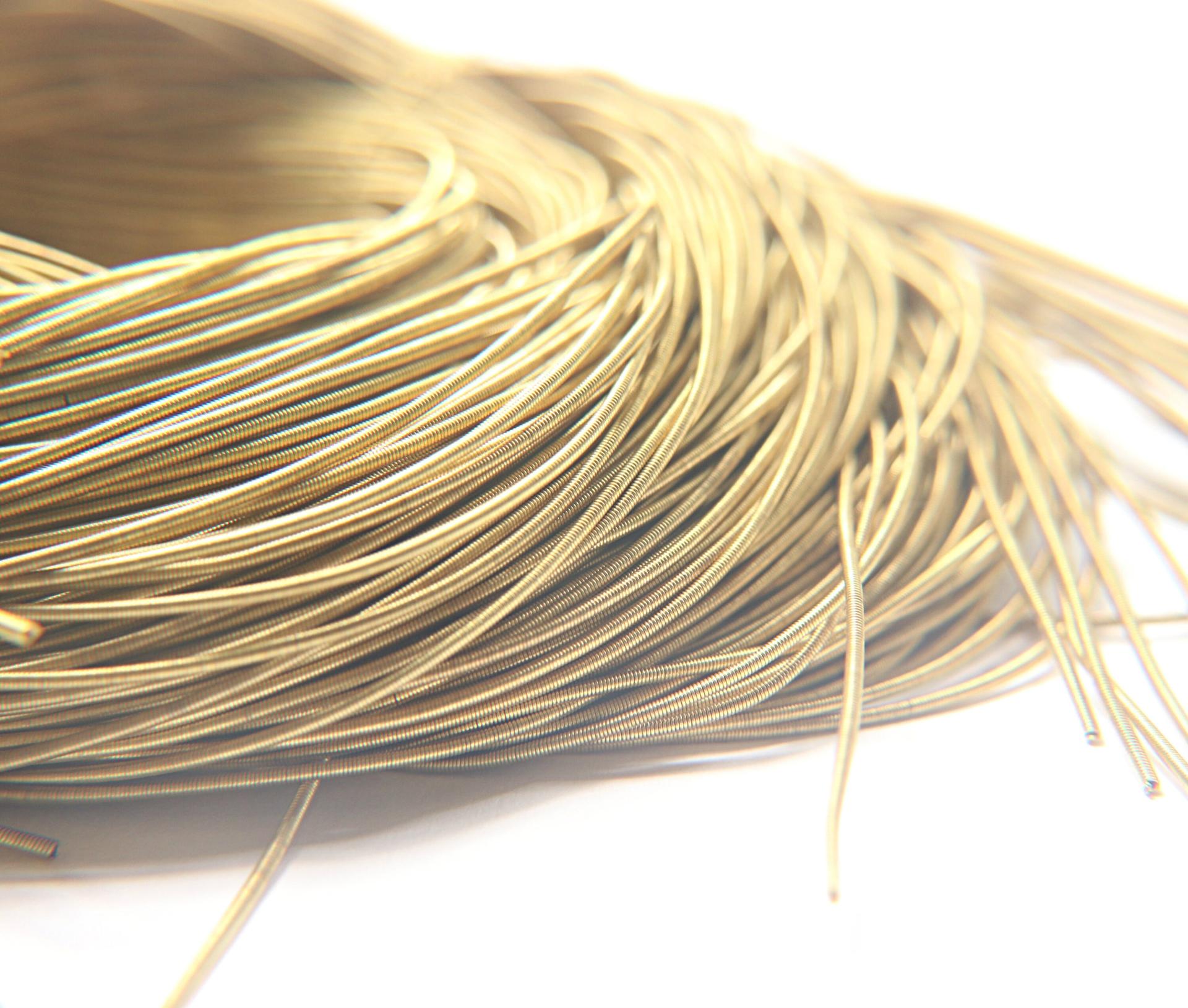 Brass Metallic French Wire, Bullion Wire, Gimp Wire 50/100/200/400 Grams embroidery threads, jewelry making