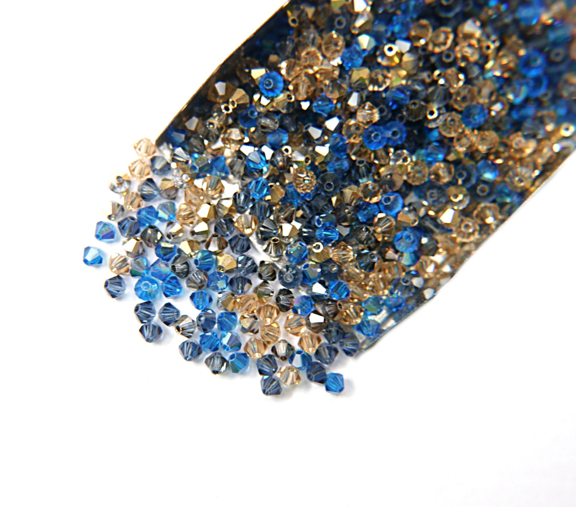 4mm Symphony Designer Mixes Swarovski Bicone beads 36/72/144/432/720 Pieces loose beads, mix beads, embroidery materials, craft supplies