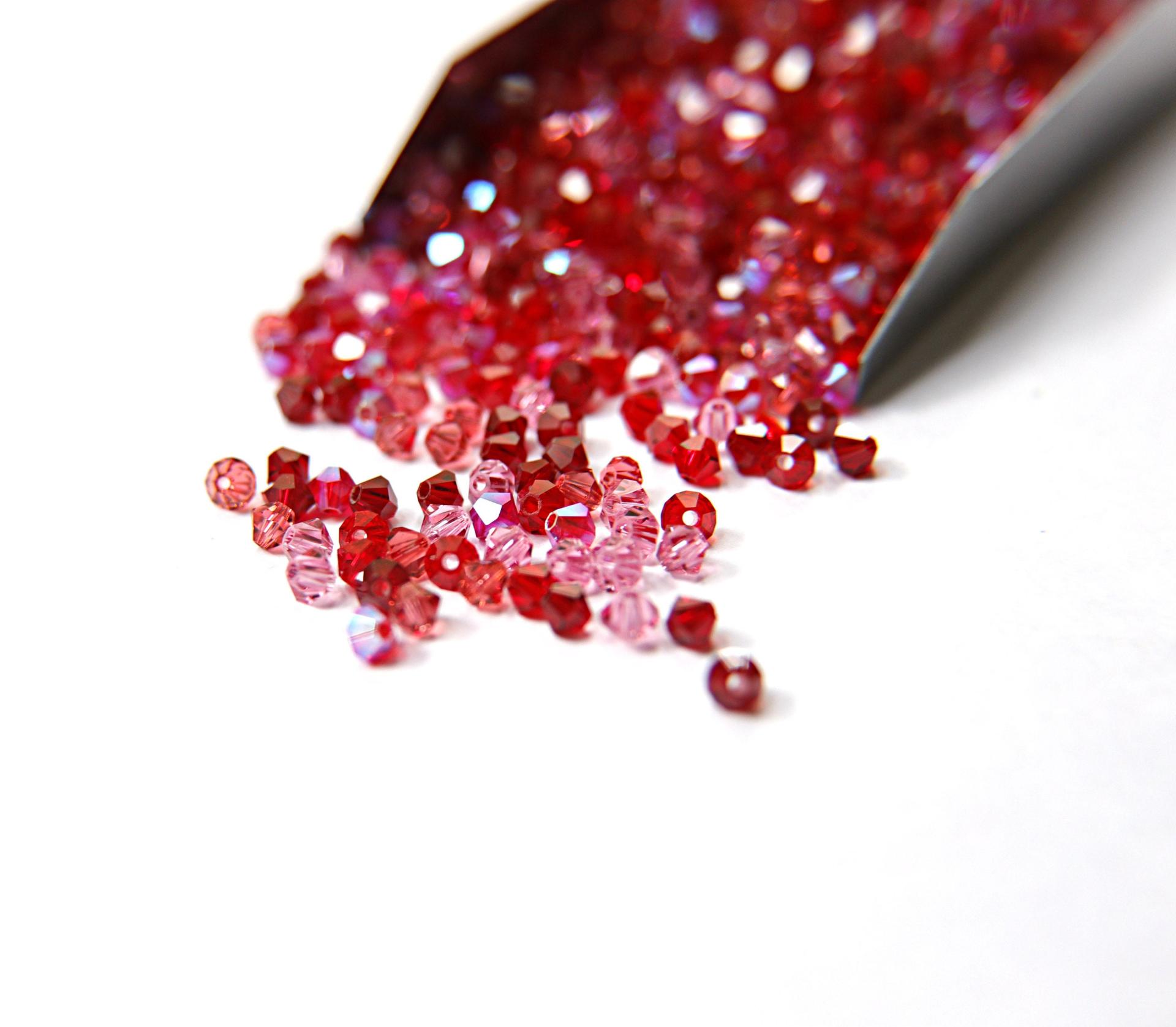 3/4mm Mirabilis Designer Mixes Swarovski Bicone beads 36/72/144/432/720 Pieces loose beads, mix beads, embroidery materials, craft supplies