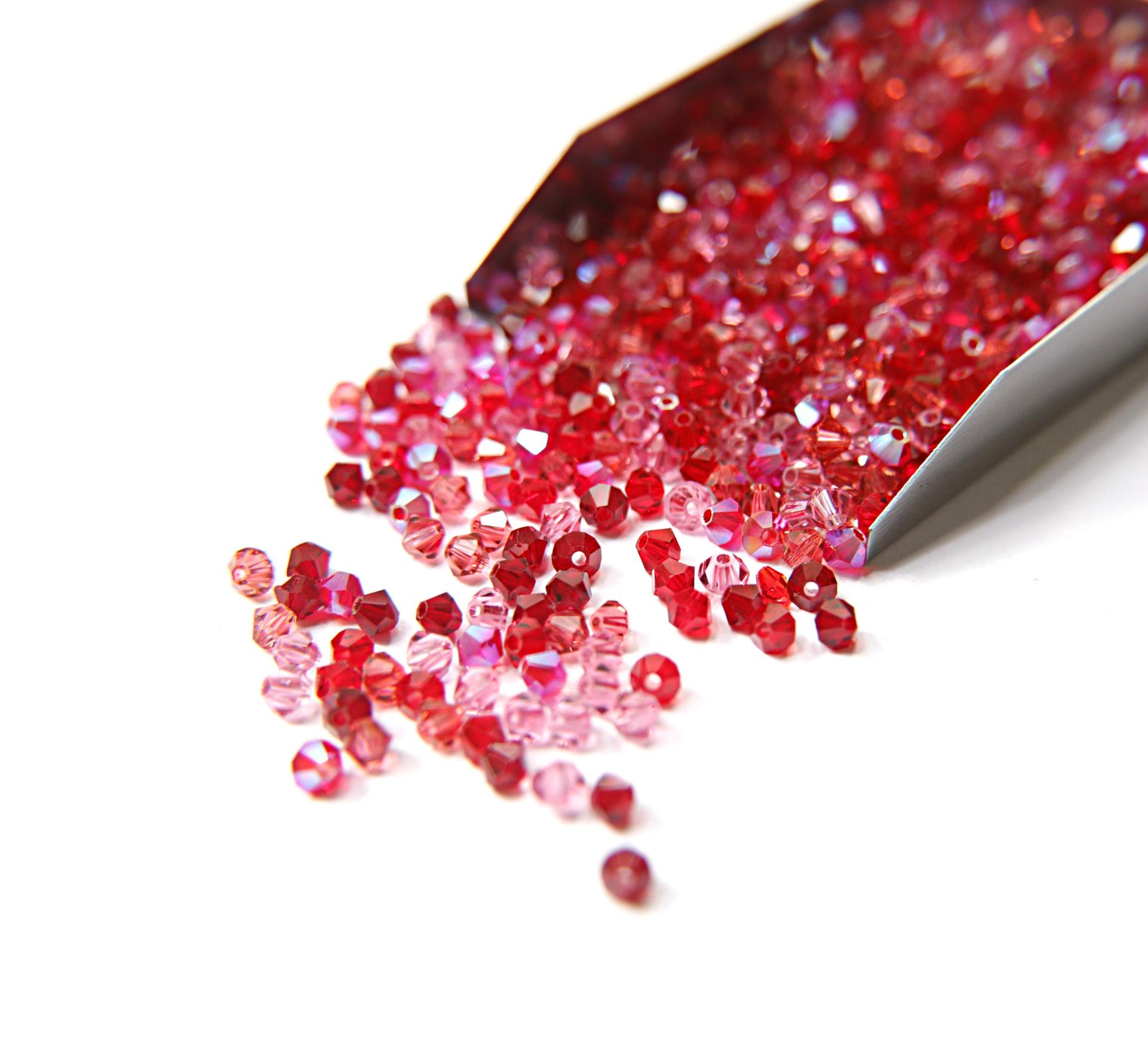 3/4mm Mirabilis Designer Mixes Swarovski Bicone beads 36/72/144/432/720 Pieces loose beads, mix beads, embroidery materials, craft supplies