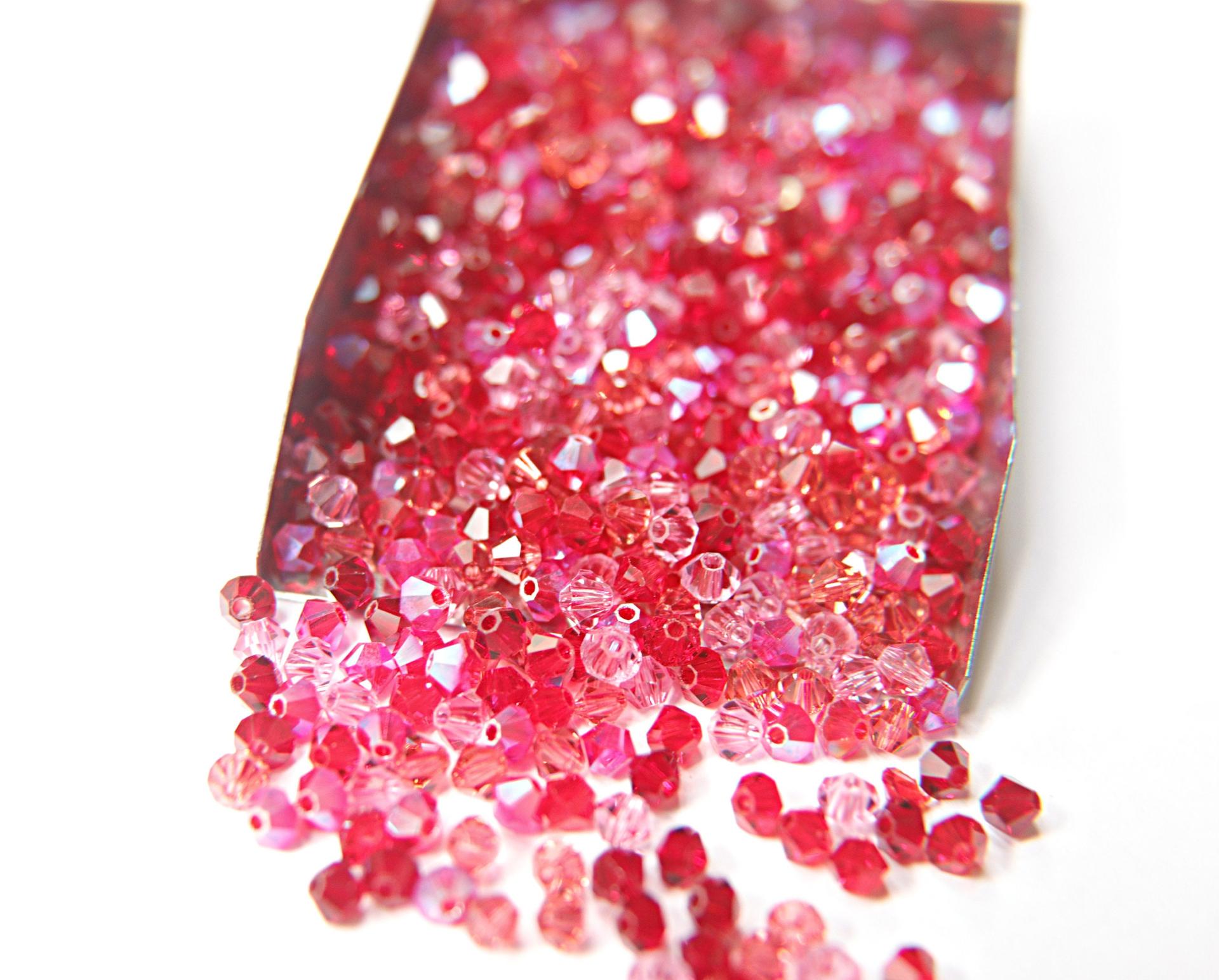 3/4mm Mirabilis Designer Mixes Swarovski Bicone beads 36/72/144/432/720 Pieces loose beads, mix beads, embroidery materials, craft supplies