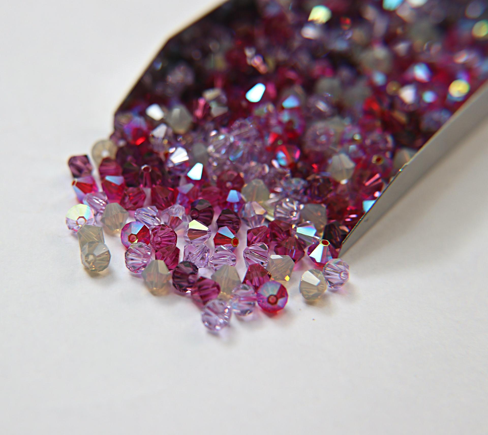 5mm Perry Designer Mixes Swarovski Bicone beads 12/36/72/144/432/720 Pieces jewelry making, embroidery materials, mix beads, craft supply