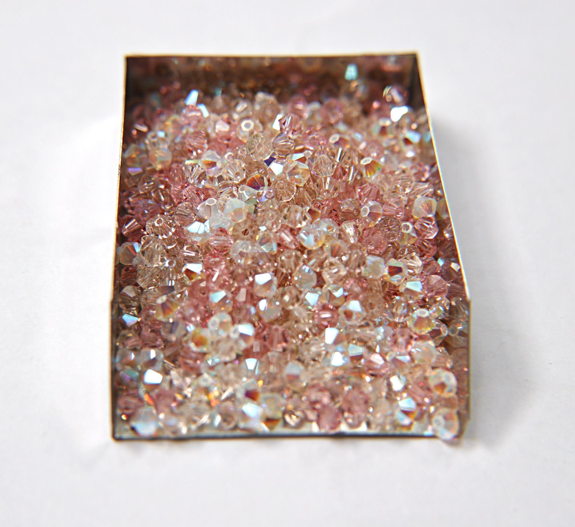 4mm Carnation Designer Mixes Swarovski Bicone beads 36/72/144/432/720 Pieces loose beads, mix beads, embroidery materials, craft supplies