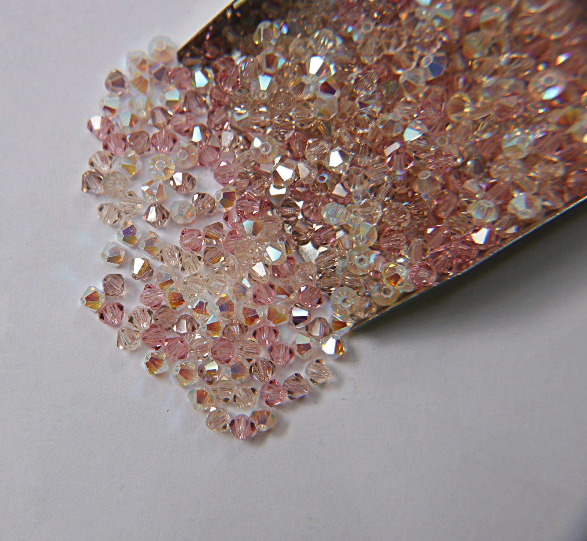 4mm Carnation Designer Mixes Swarovski Bicone beads 36/72/144/432/720 Pieces loose beads, mix beads, embroidery materials, craft supplies