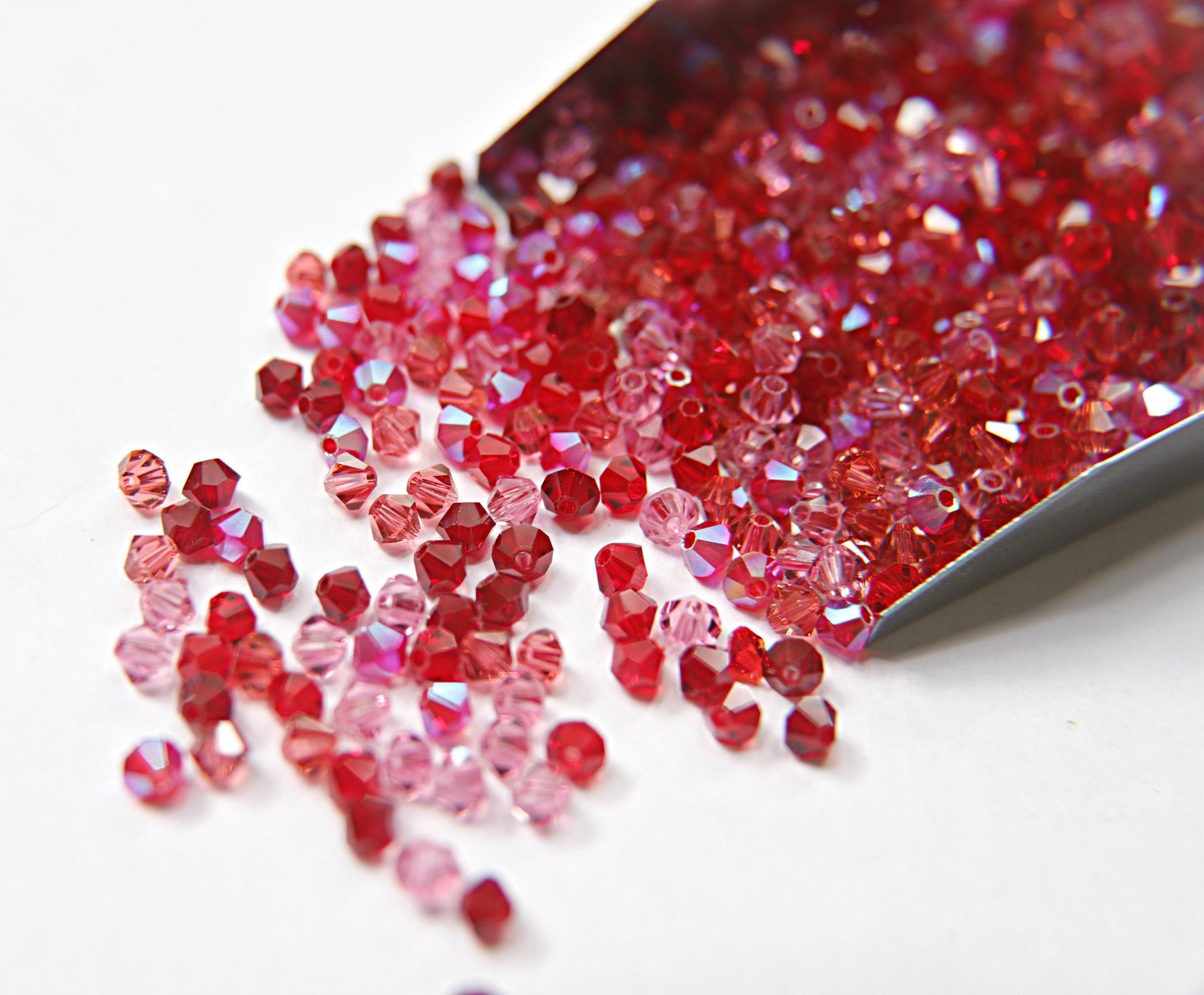 3/4mm Mirabilis Designer Mixes Swarovski Bicone beads 36/72/144/432/720 Pieces loose beads, mix beads, embroidery materials, craft supplies