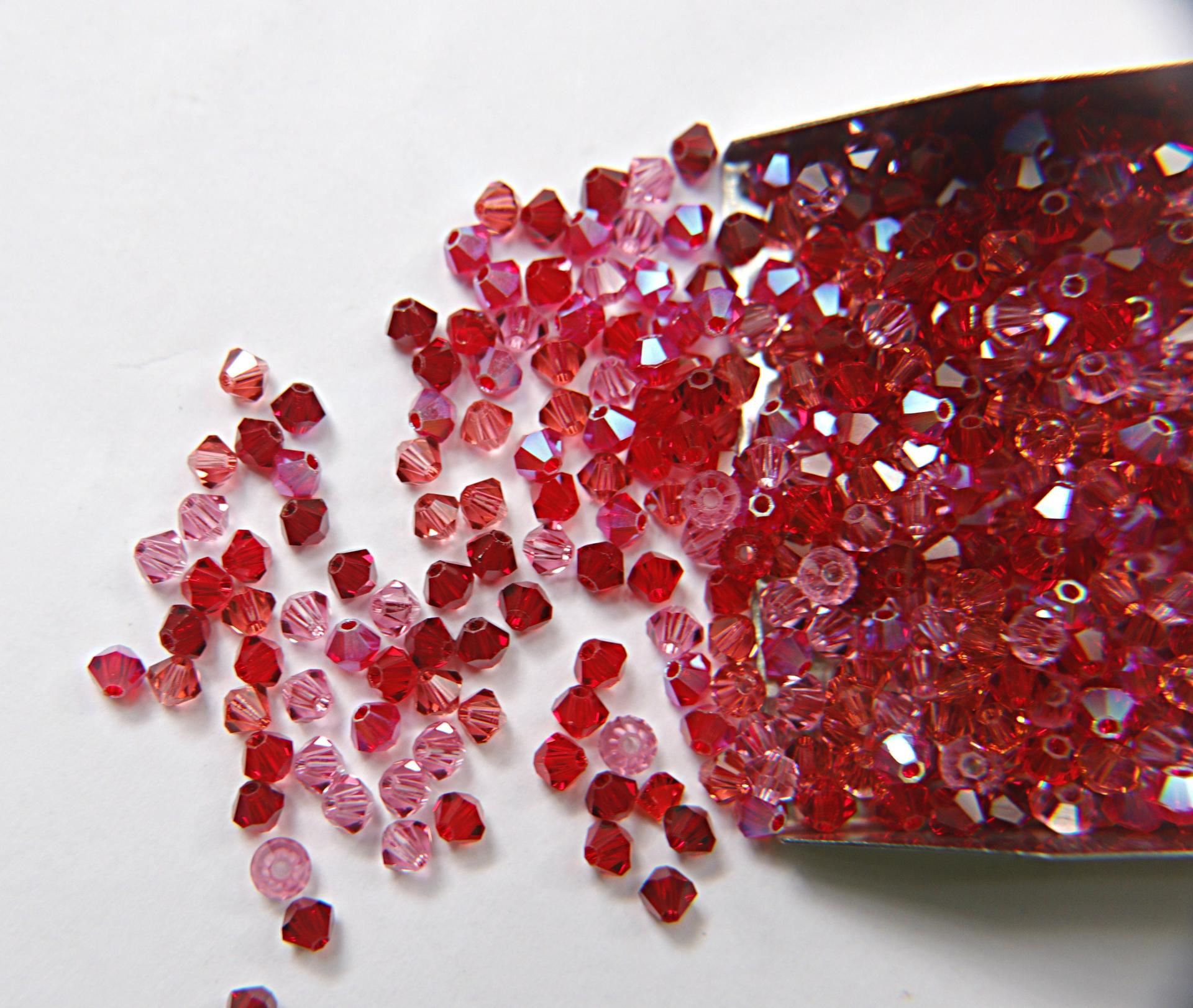 3/4mm Mirabilis Designer Mixes Swarovski Bicone beads 36/72/144/432/720 Pieces loose beads, mix beads, embroidery materials, craft supplies