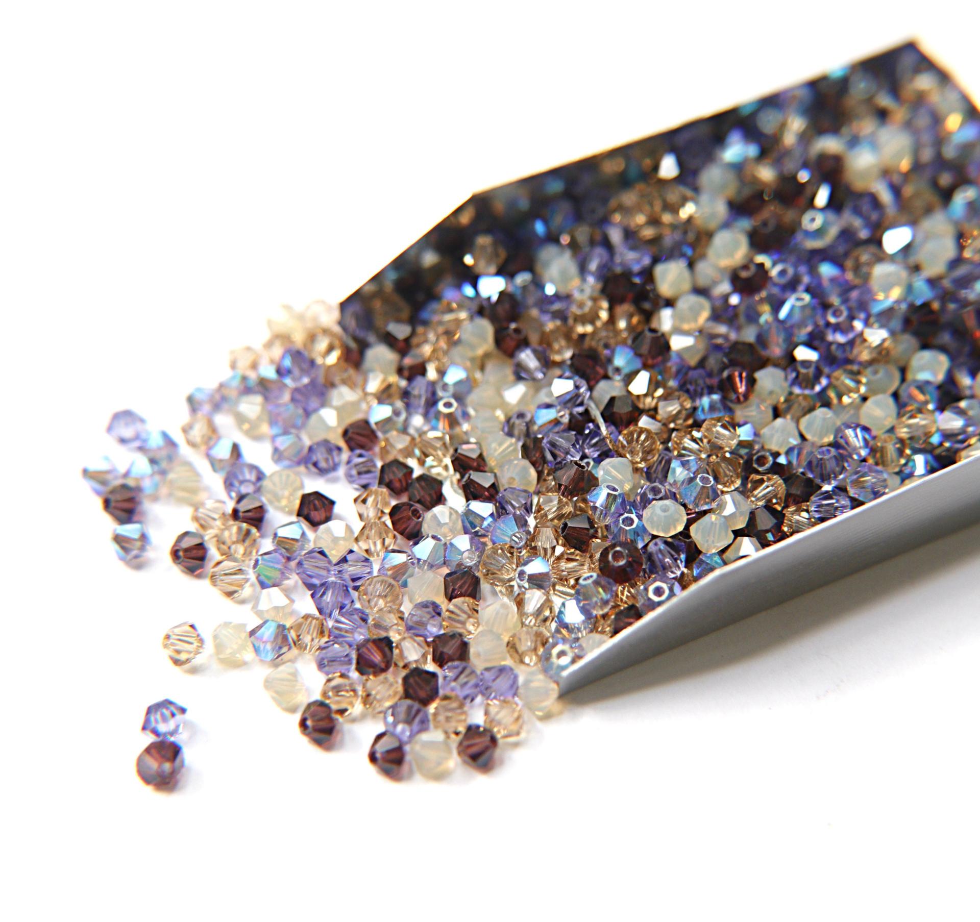 3/4mm Columbine Designer Mixes Swarovski Bicone beads 36/72/144/432/720 Pieces loose beads, mix beads, embroidery materials, craft supplies