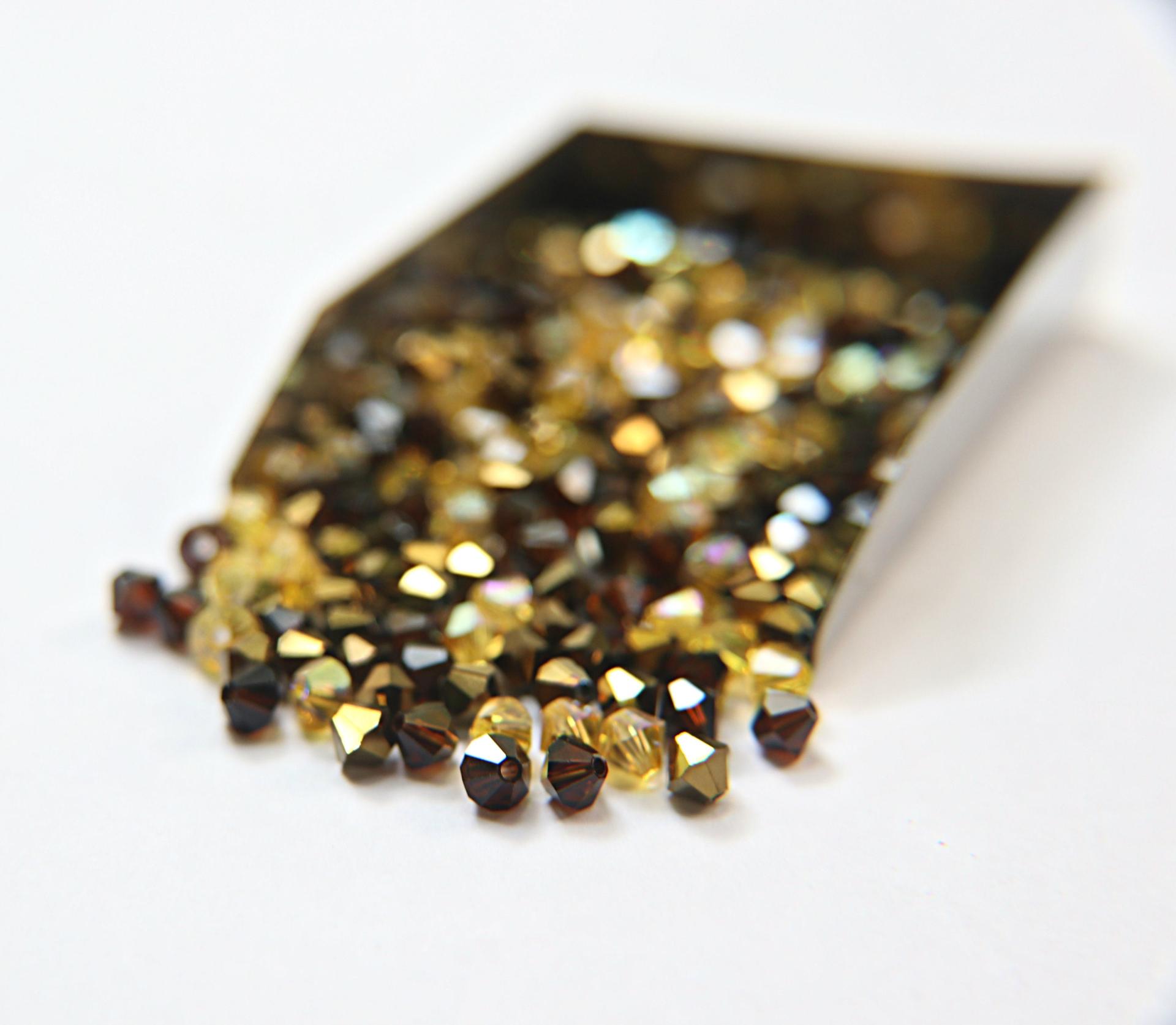 5mm Dorado Kingdom Designer Mixes Swarovski Bicone beads 12/36/72/144/432/720 Pieces jewelry making, embroidery materials, mix beads, craft