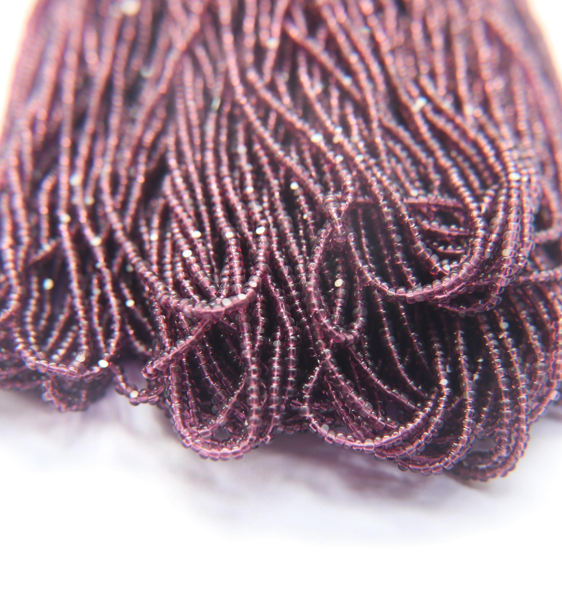 11/0 Charlotte true Cut Beads 20060 Transparent Amethyst 10/20/50/250/500 Grams PREMIUM SEED BEADS, embroidery materials, purple beads