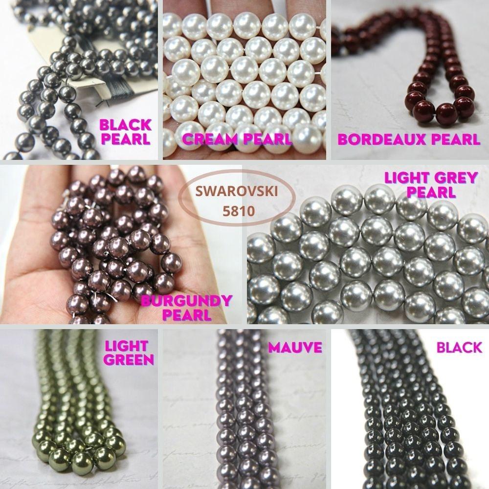 Swarovski® Crystal Round Pearl 6/8/10/12mm Beads 5810, round pearl swarovski crystal 5810 beads swarovski crystal pearl WHOLESALE PRICES