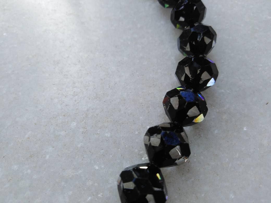 12mm Vintage Swarovski crystal beads, Cosmojet clear faceted article 5309, 2/6/12/36/72/144 Pieces
