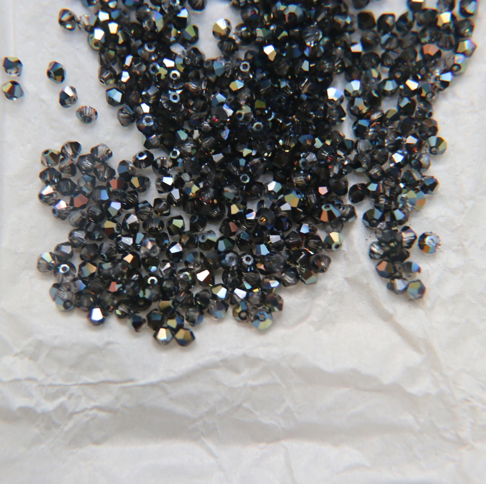 3mm Crystal Tabac Swarovski Bicone Cuts 36/72/144/432/720 Pieces Jewelry findings, embroidery materials, jewelry making, craft supplies