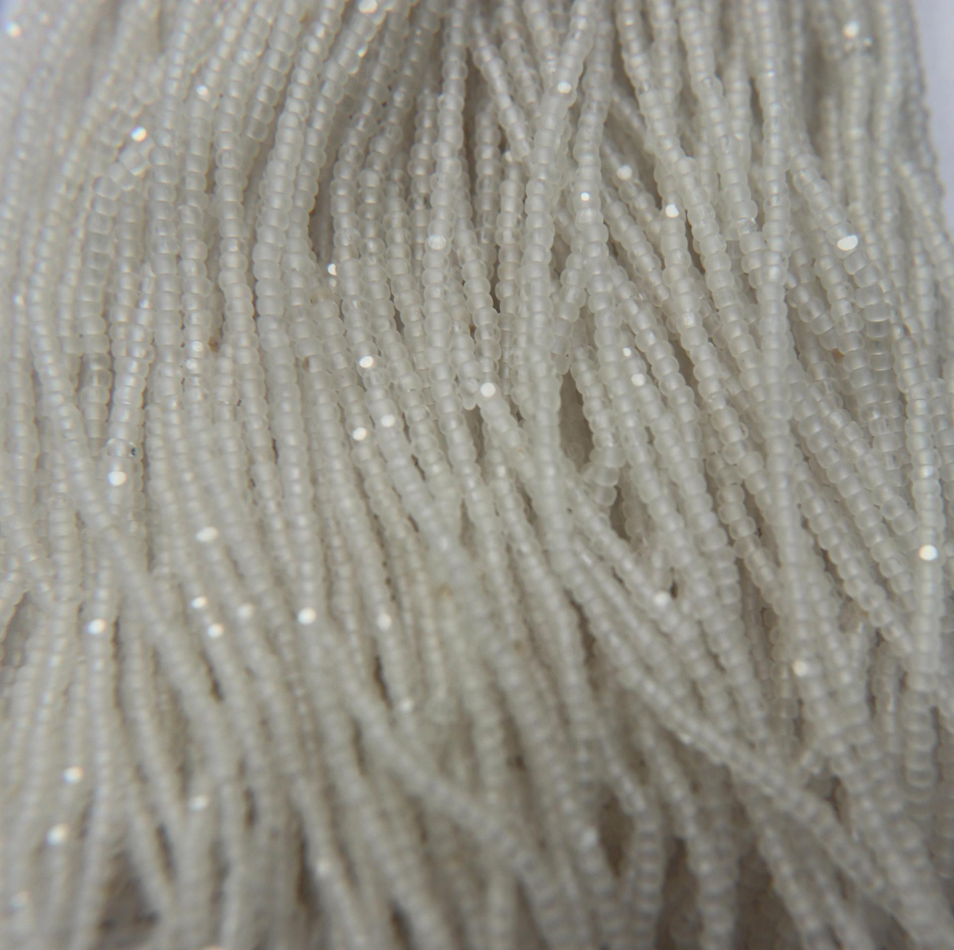 11/0 Hanks Charlotte Cut Beads Matt CRYSTAL 1/5/25/50/100 Hanks 2.0mm jewellery rare glass beads, jewelry supply, findings, craft supply