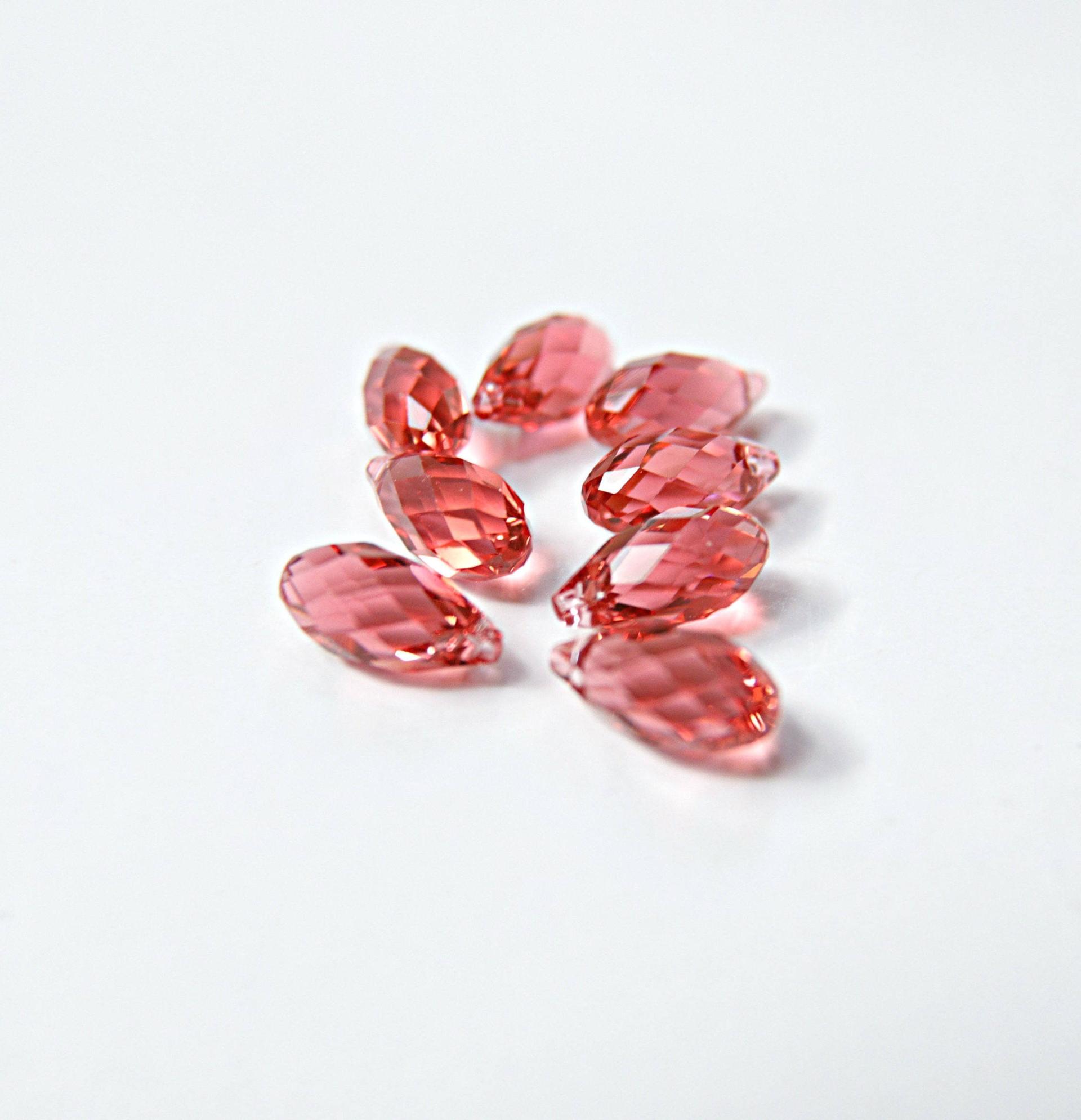 6010 Swarovski Briolette Pendants (3 Colors) 13 x 6.5 MM Fancy Crystal drops 2/6/12/36 Pieces