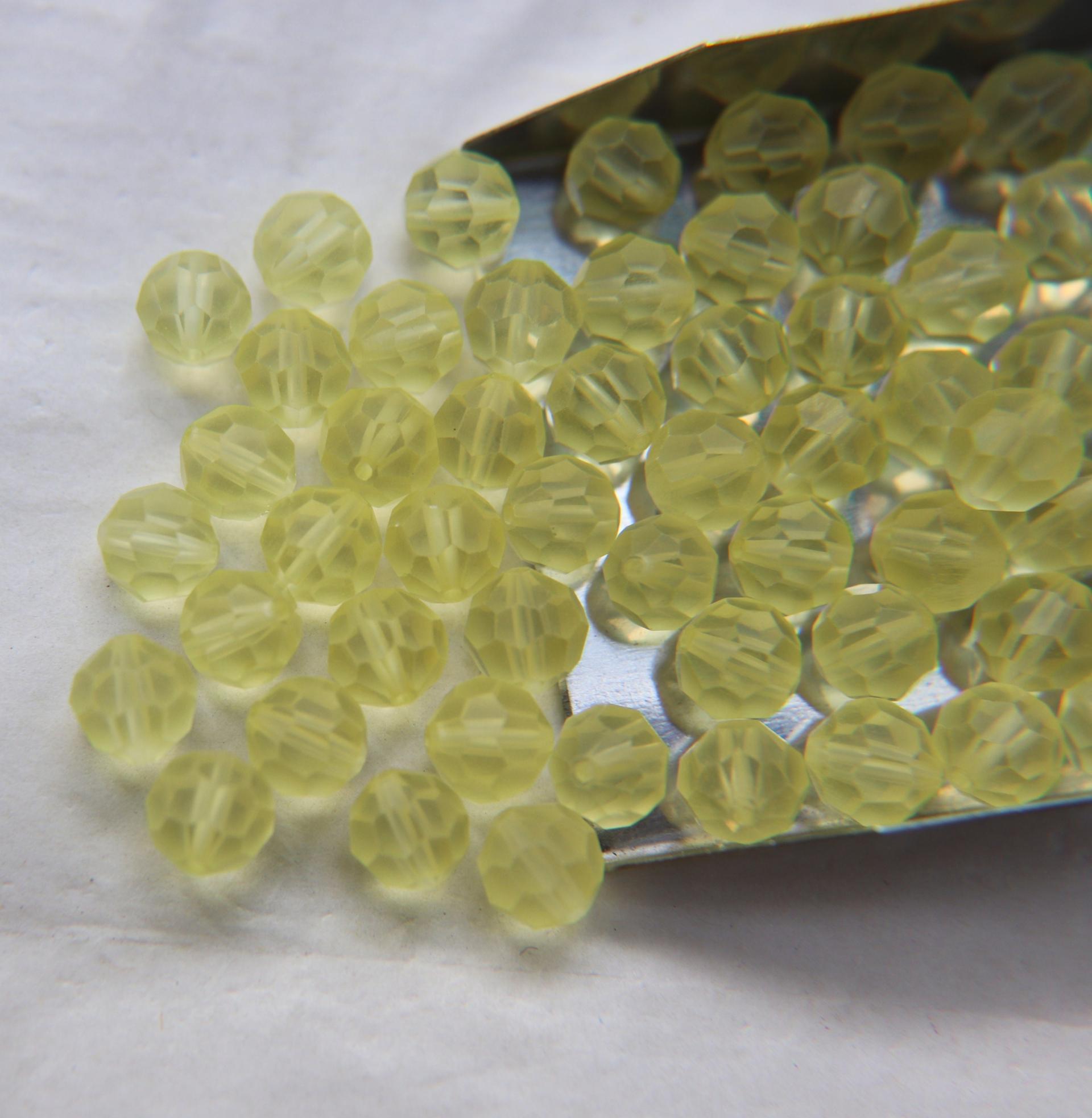8mm Vintage Swarovski Elements Crystal Matt deco Beads (8 Colors) 6/12/36/72/144 Pieces, jewelry making, vintage findings, Premium Materials