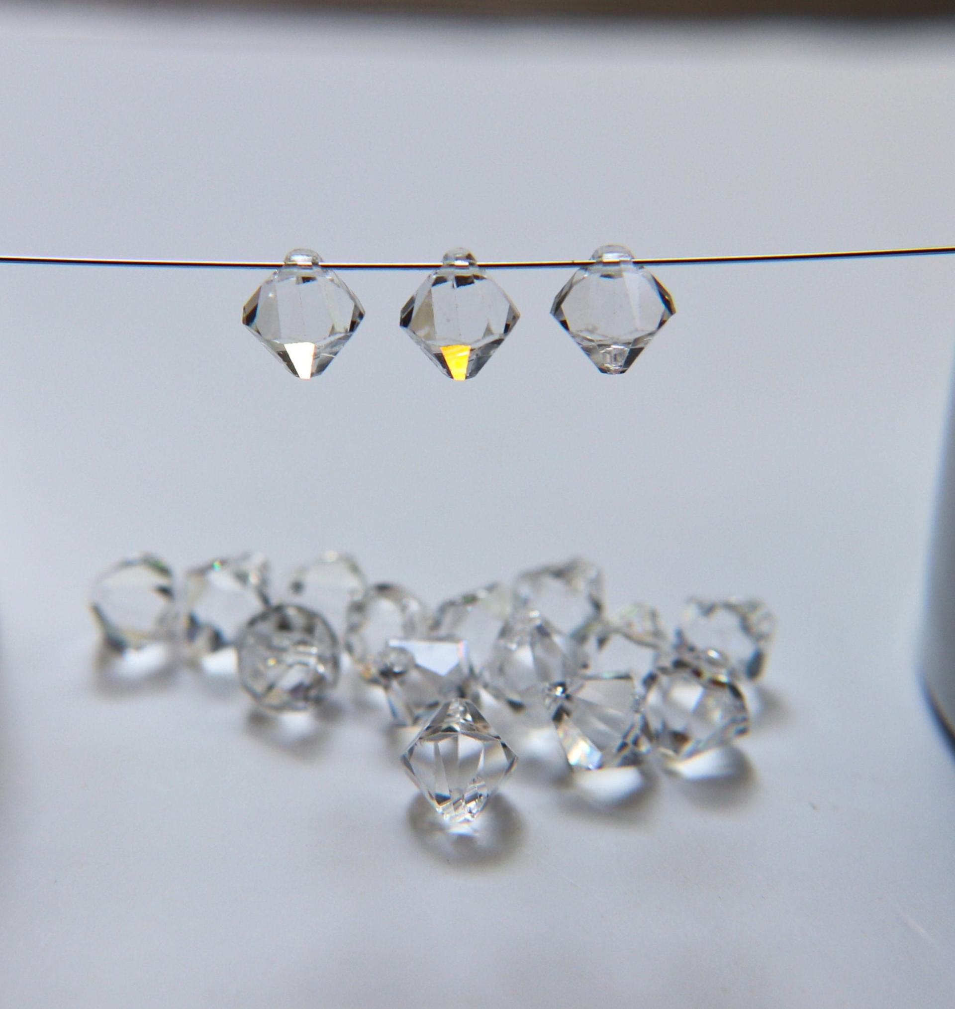 6mm Swarovski Elements 6301 Top Drilled Bicone Pendants 6/12/36/72/144 Pieces, jewelry making, vintage findings, Premium Materials