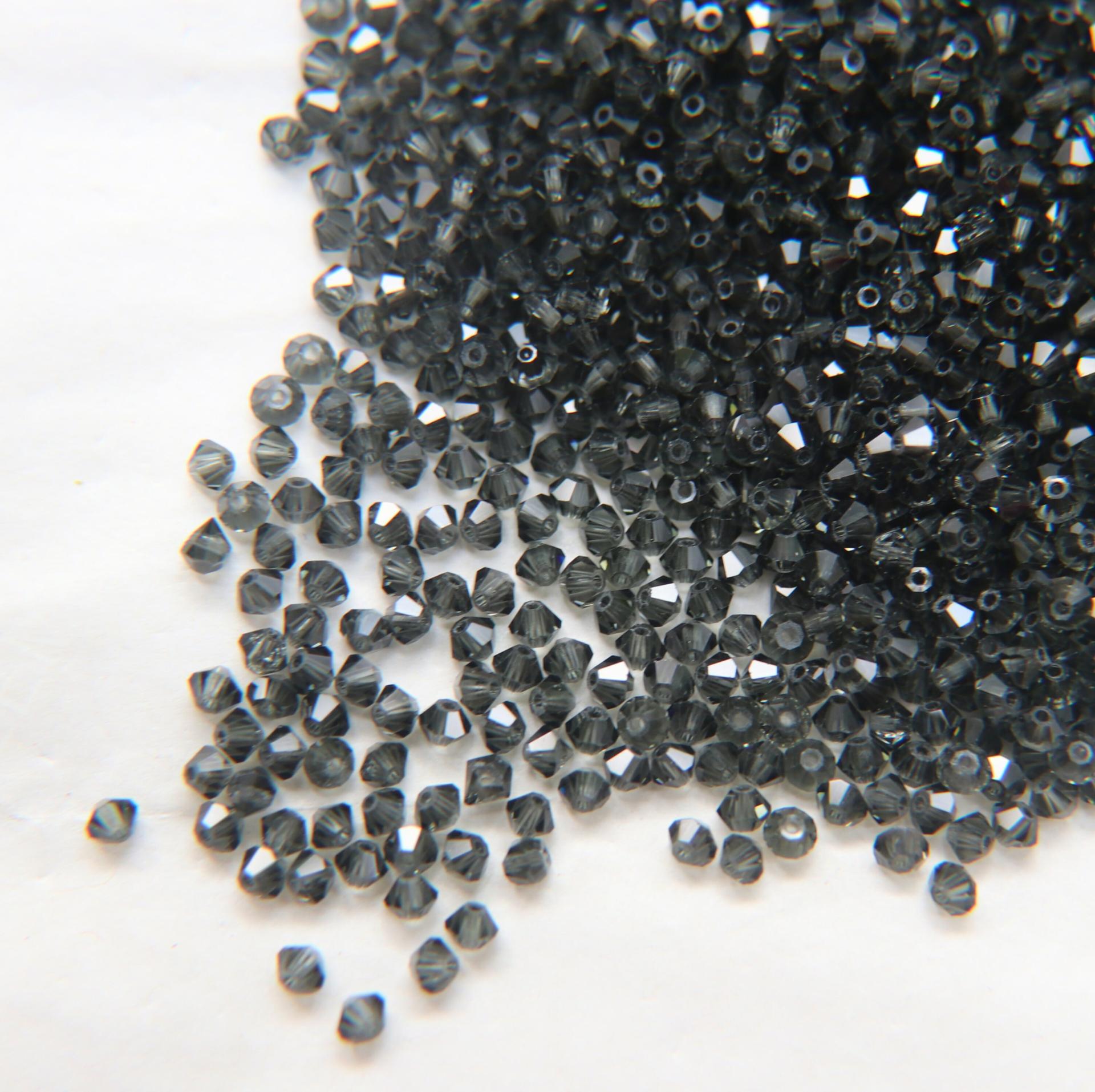 4mm Graphite Swarovski Bicone 36/72/144/432/1000 Pieces PREMIUM MATERIALS