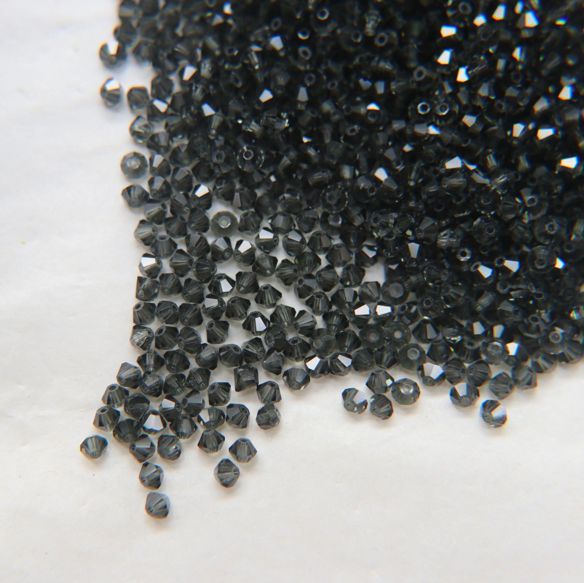 4mm Graphite Swarovski Bicone 36/72/144/432/1000 Pieces PREMIUM MATERIALS