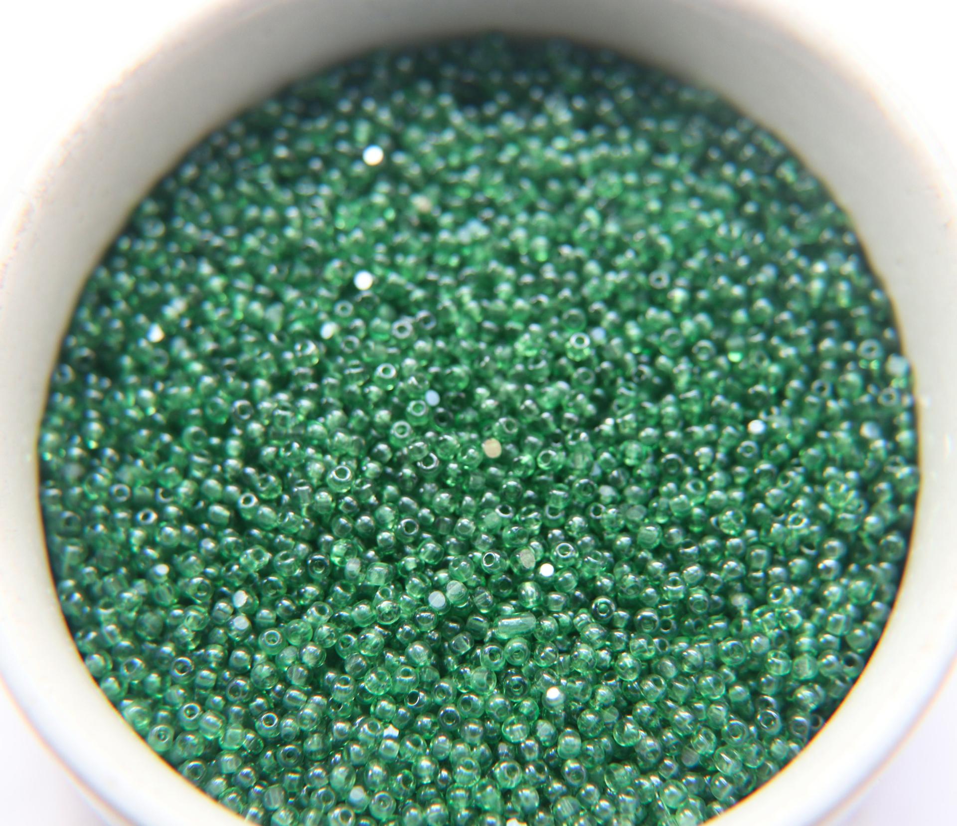 11/0 Charlotte true Cut Beads Ionized Light Green Transparent 10/20/50/250/500 Grams PREMIUM SEED Beads, vintage supplies