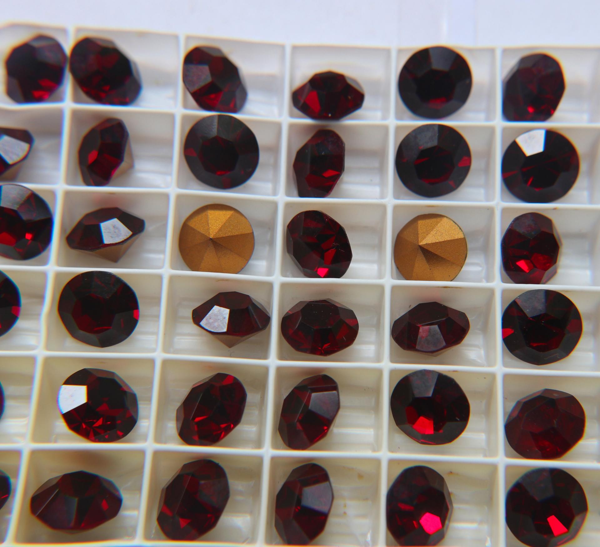 48 ss Swarovski Vintage Rhinestones Foiled 2/6/24/72 pieces (8 colors)