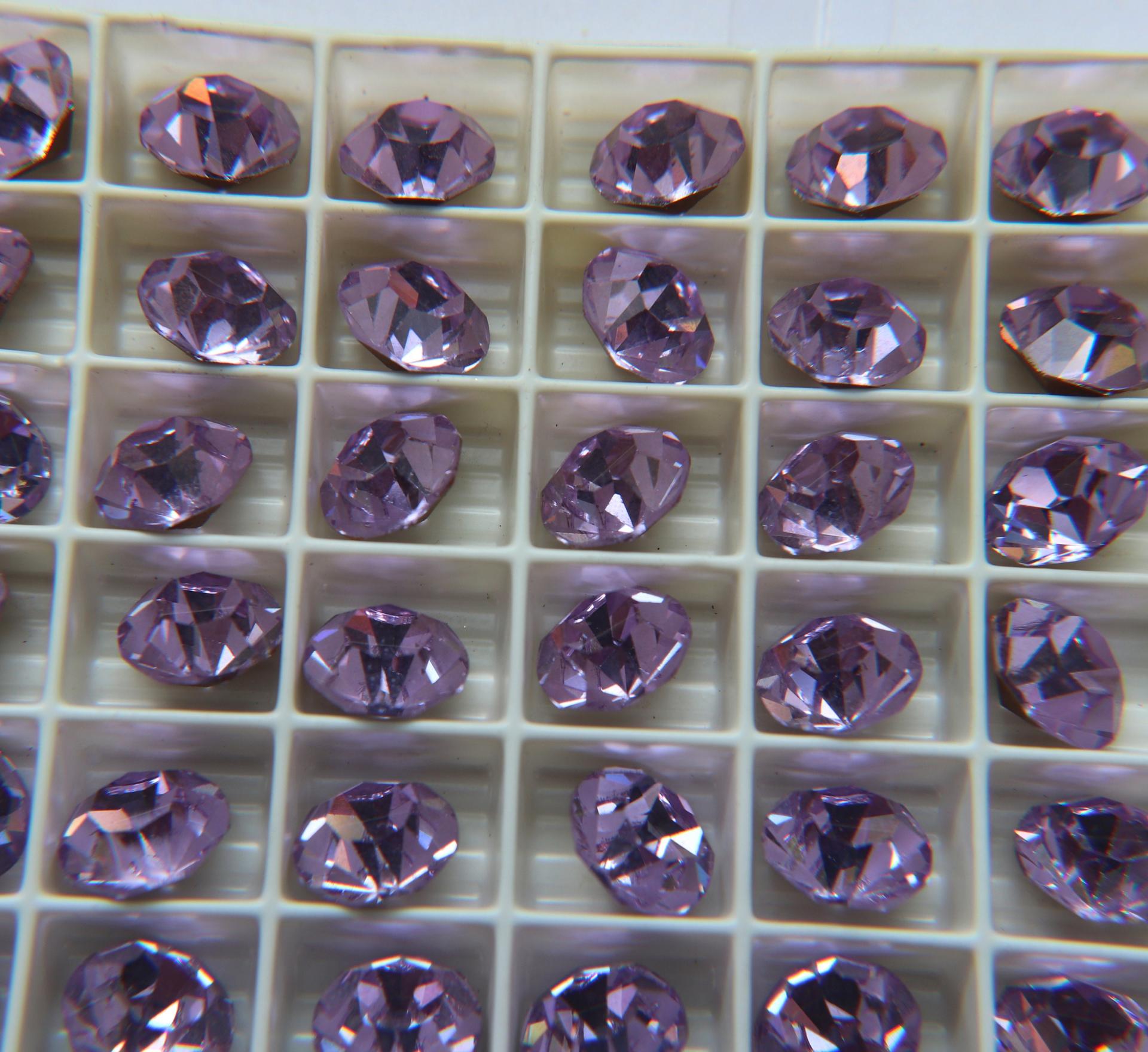 48 ss Swarovski Vintage Rhinestones Foiled 2/6/24/72 pieces (8 colors)